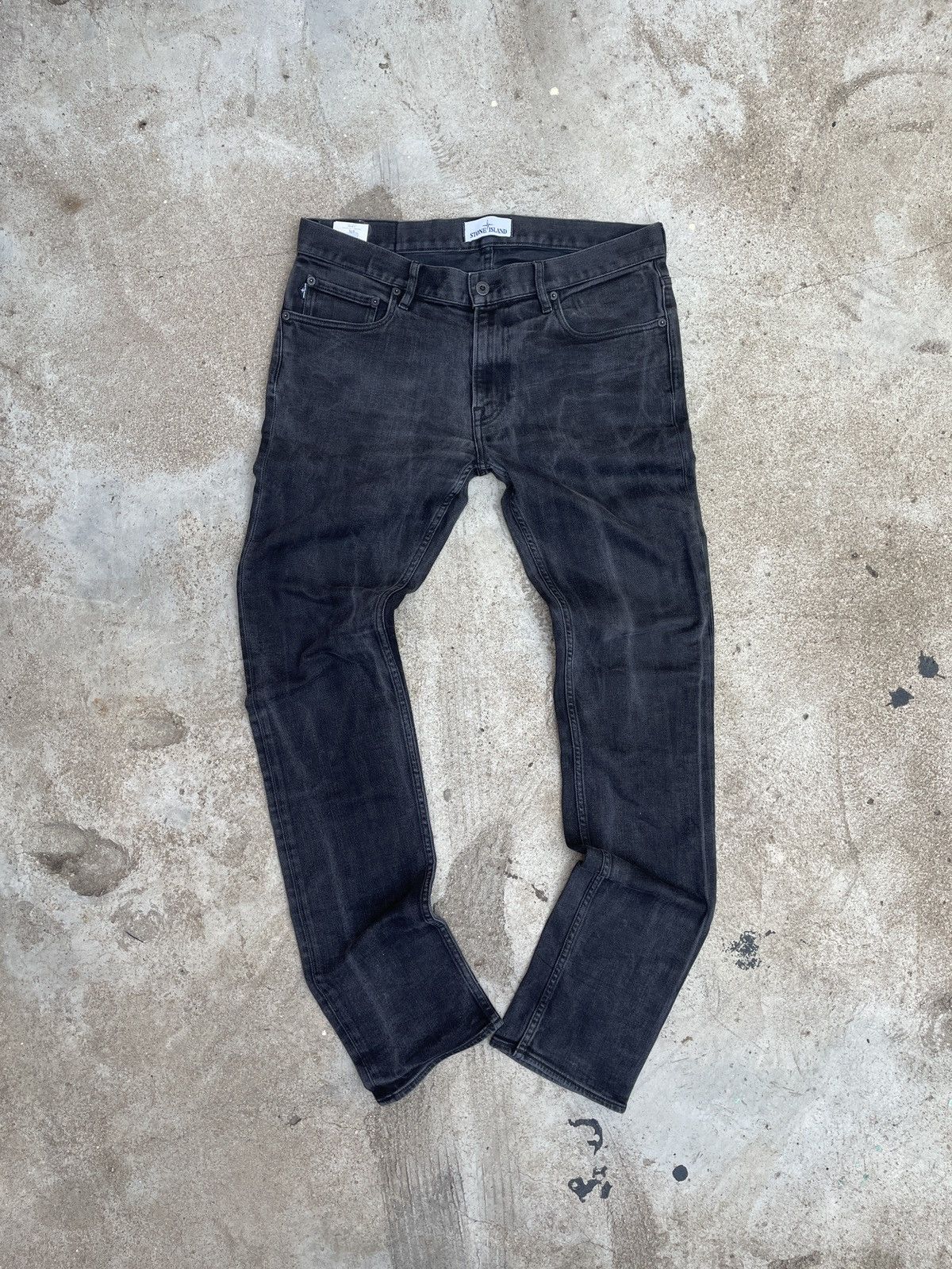 Stone Island Stone Island Faded Black Slim-Fit Denim Jeans Size US 34 / EU 50 - 2 Thumbnail