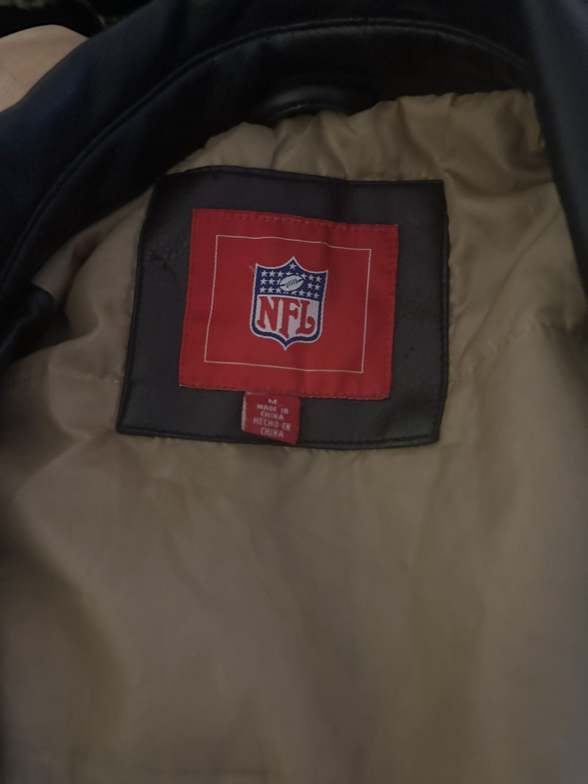 NFL Vintage 90s Saints Leather Jacket Size US M / EU 48-50 / 2 - 3 Thumbnail