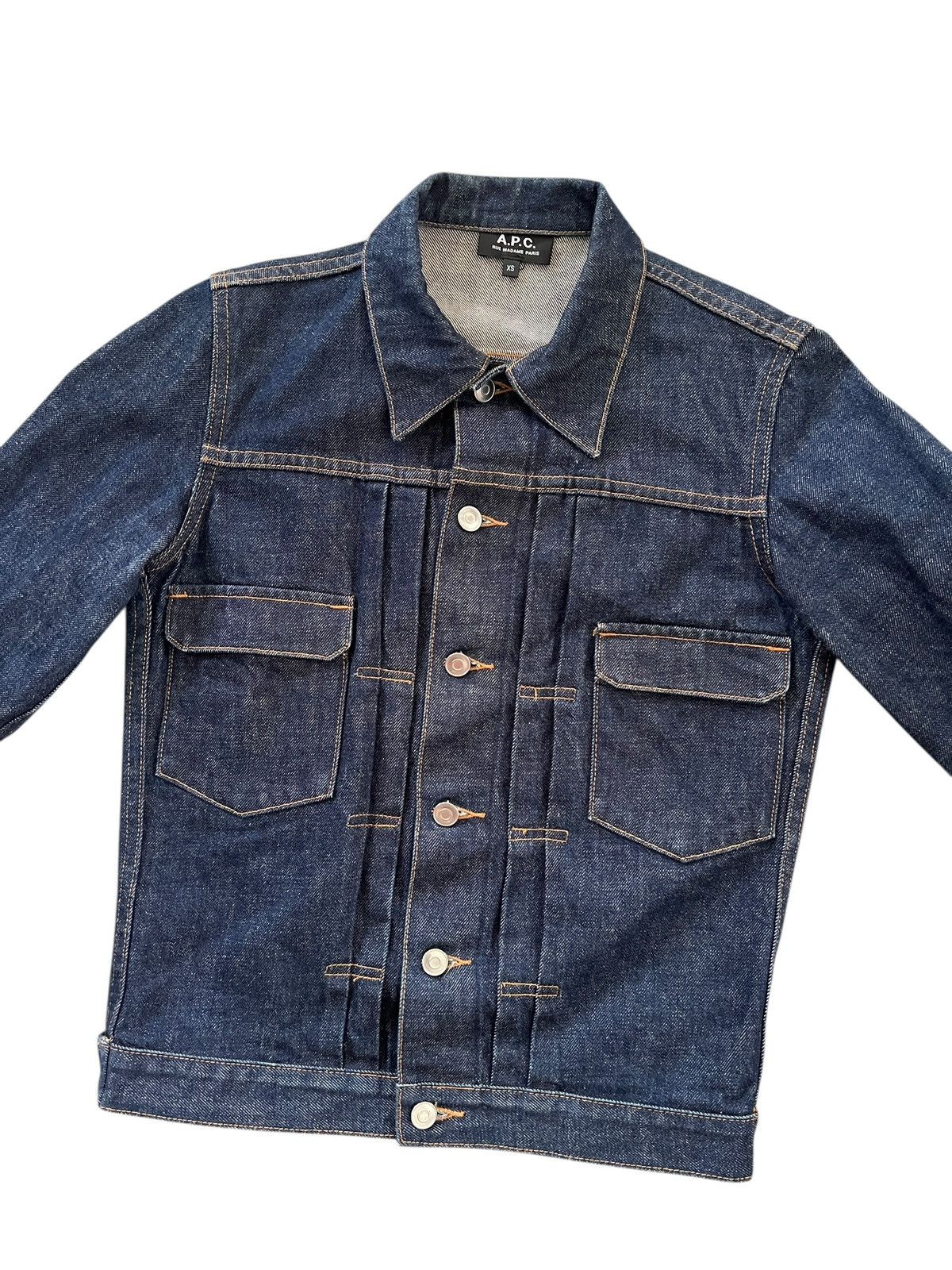 A.P.C. A.P.C Type-II Selvedge Denim Jacket Size US XS / EU 42 / 0 - 7 Thumbnail