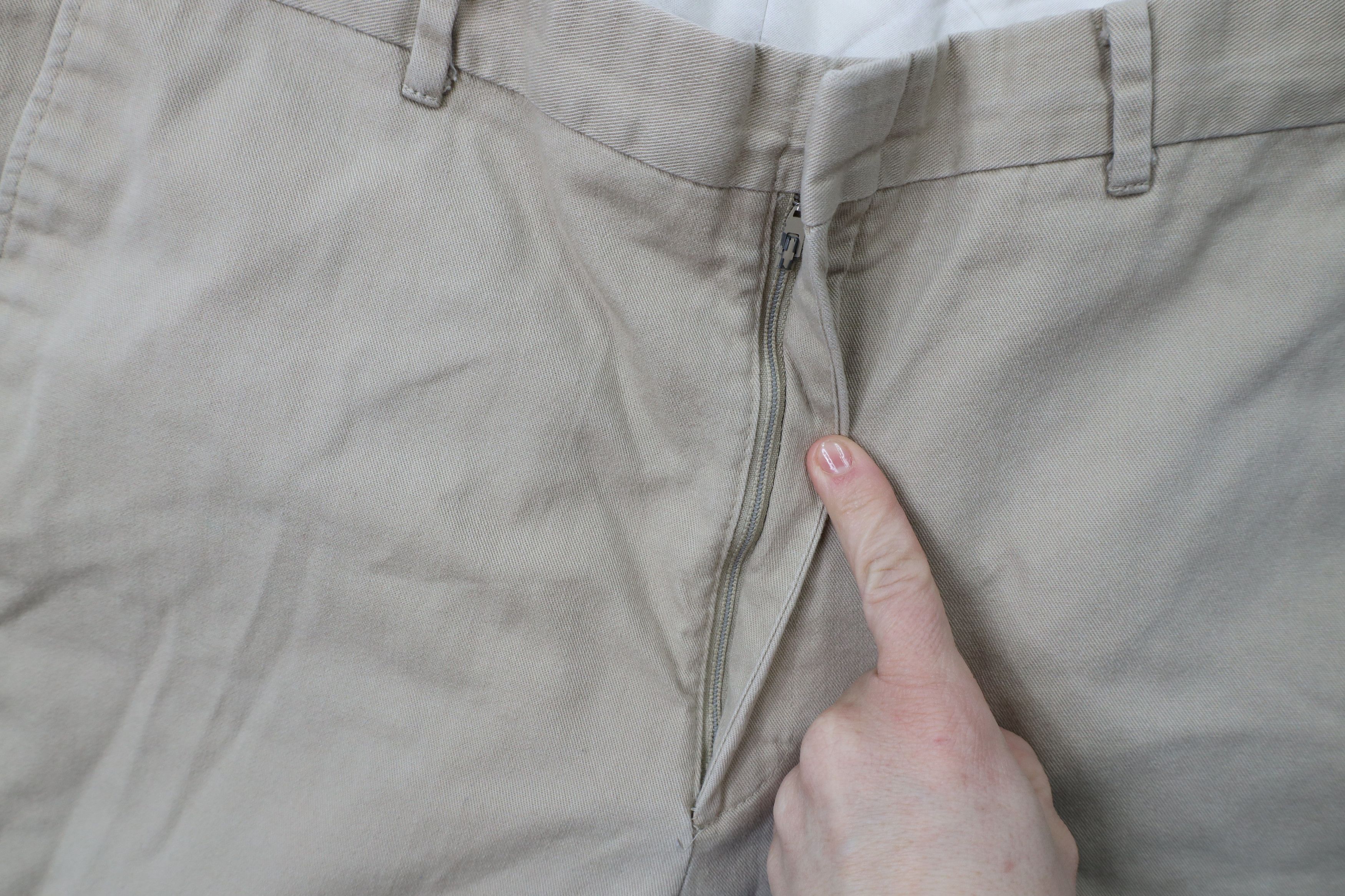 Vintage Vintage 70s Streetwear Wide Leg Chino Pants Beige Cotton Size US 34 / EU 50 - 7 Thumbnail