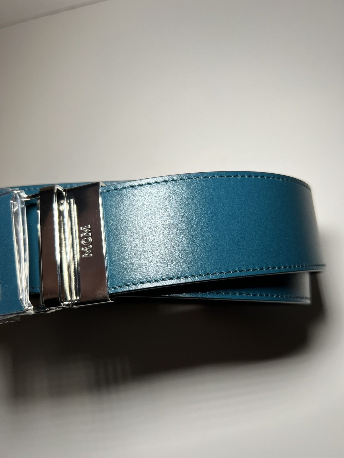 MCM MCM Reversible Belt Blue/Black. M Buckle New Size ONE SIZE - 12 Thumbnail