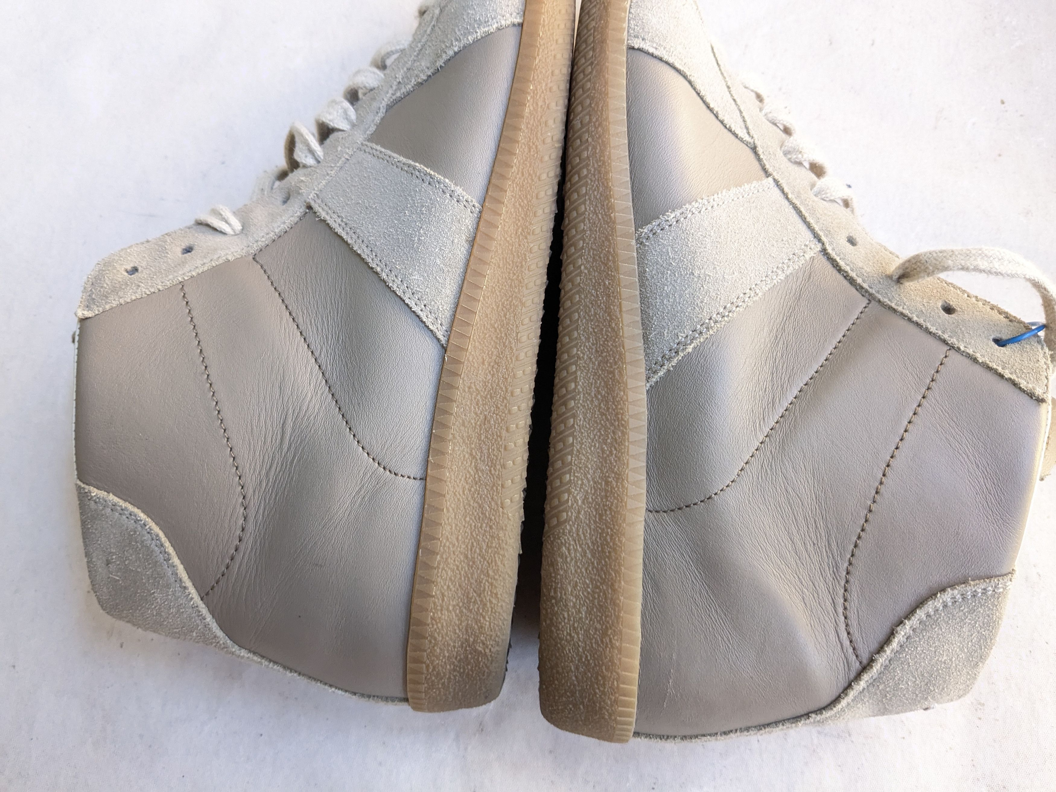 Maison Margiela Maison Margiela GAT Replica Gray 8 41 High Tops Size US 8 / EU 41 - 10 Thumbnail
