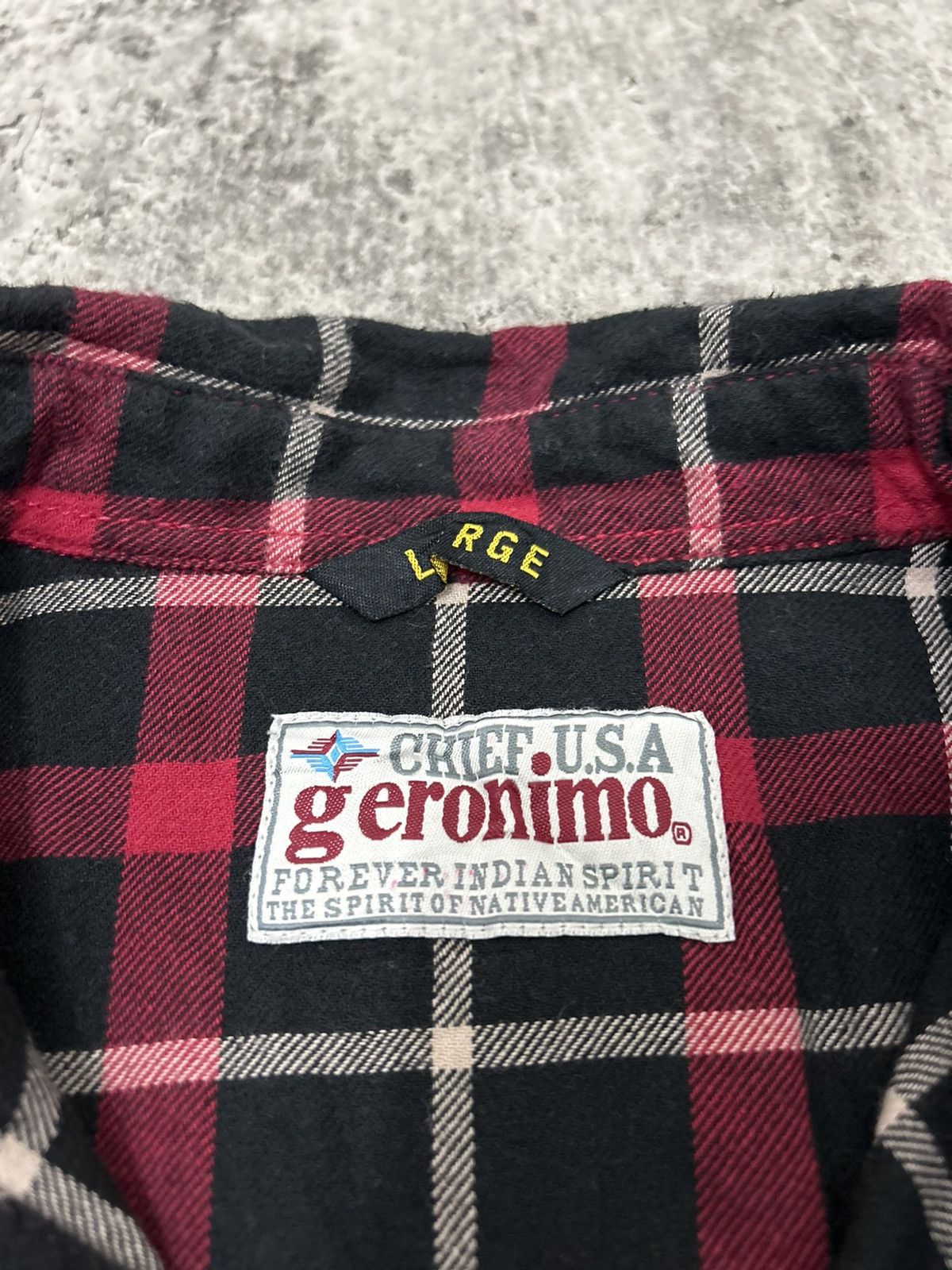 Hysteric Glamour Geronimo Pendant Goro’s Flannel Button Shirt Size US L / EU 52-54 / 3 - 9 Thumbnail