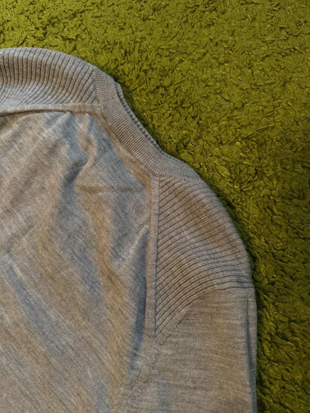 Burberry × Designer Burberry 100% wool grey nova check sweater Size M / US 6-8 / IT 42-44 - 11 Thumbnail