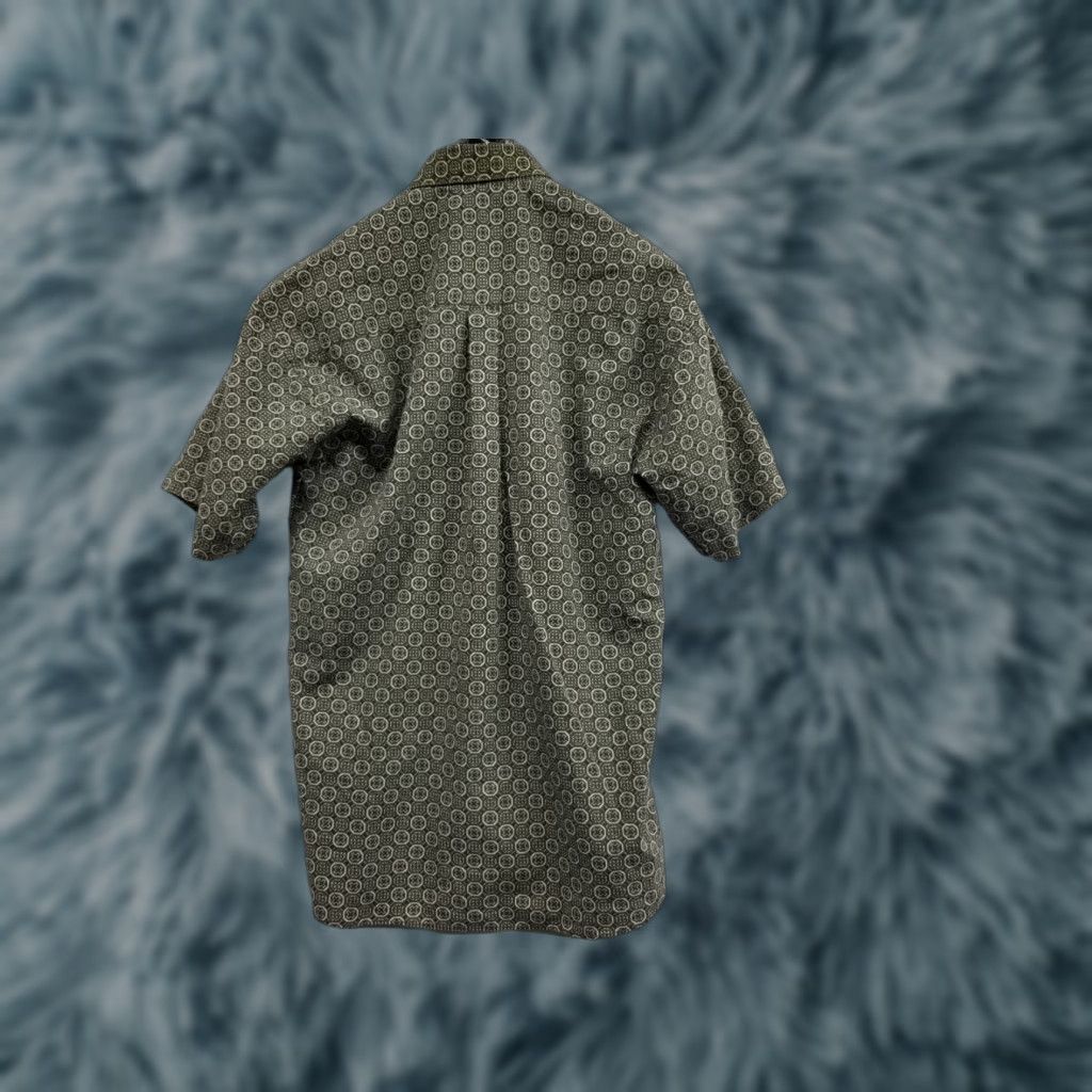 Vintage VINTAGE Pace Sportswear Shirt Button-Front Short Sleeve Mens Small Green 1970s Casual Cotton Blend Size US S / EU 44-46 / 1 - 1 Thumbnail