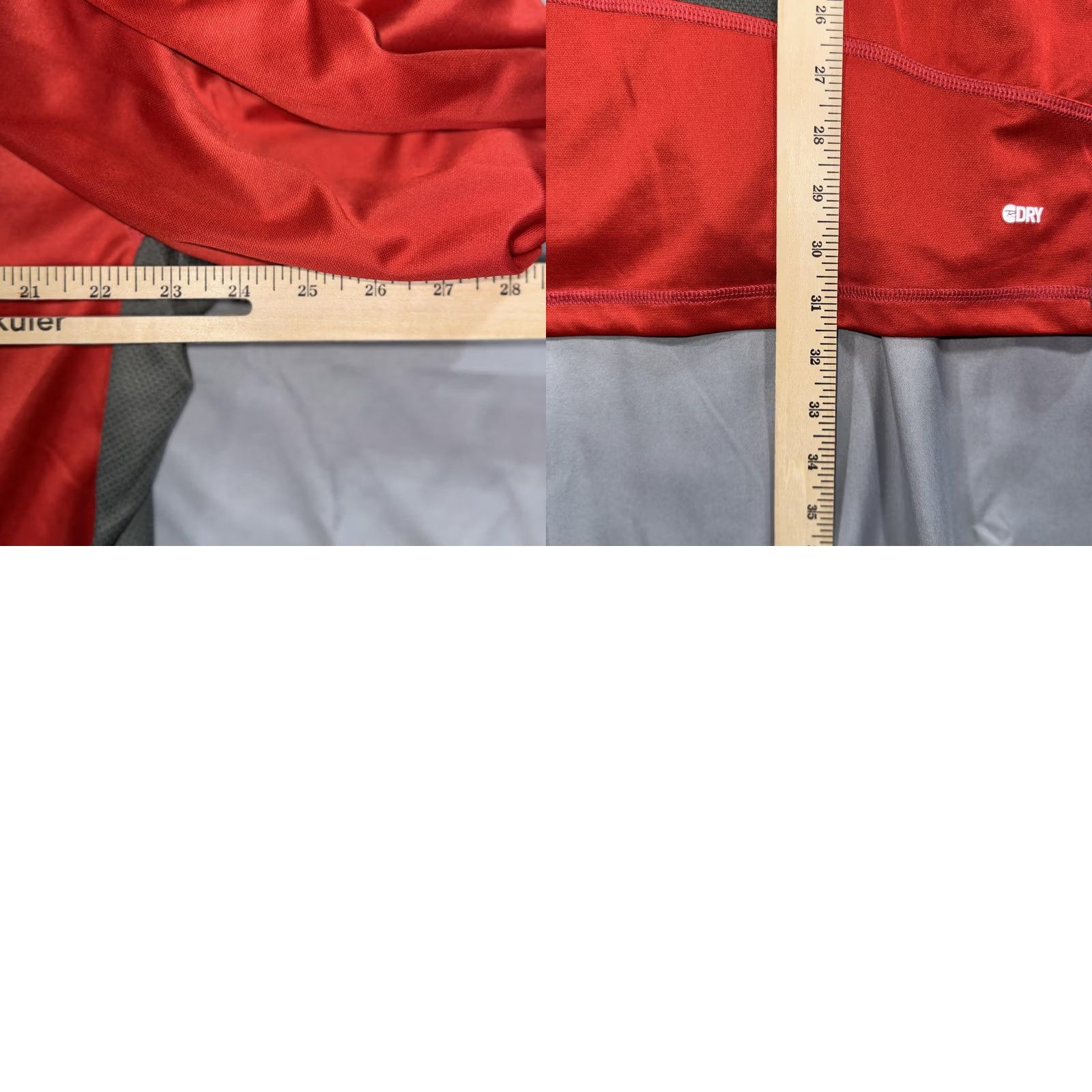 Rossignol Rossignol Pullover Mens 2XL Red Gray 1/4 Zip Long Sleeve R Dry Ski Base Layer Size US XXL / EU 58 / 5 - 8 Thumbnail