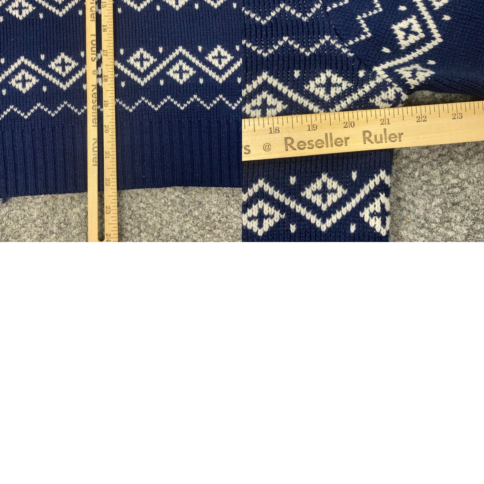 Vintage VINTAGE Richman Brothers Sweater Mens Medium Blue Fair Isle Knit Pullover Winter Classic Retro Holiday Mens Size US M / EU 48-50 / 2 - 8 Thumbnail