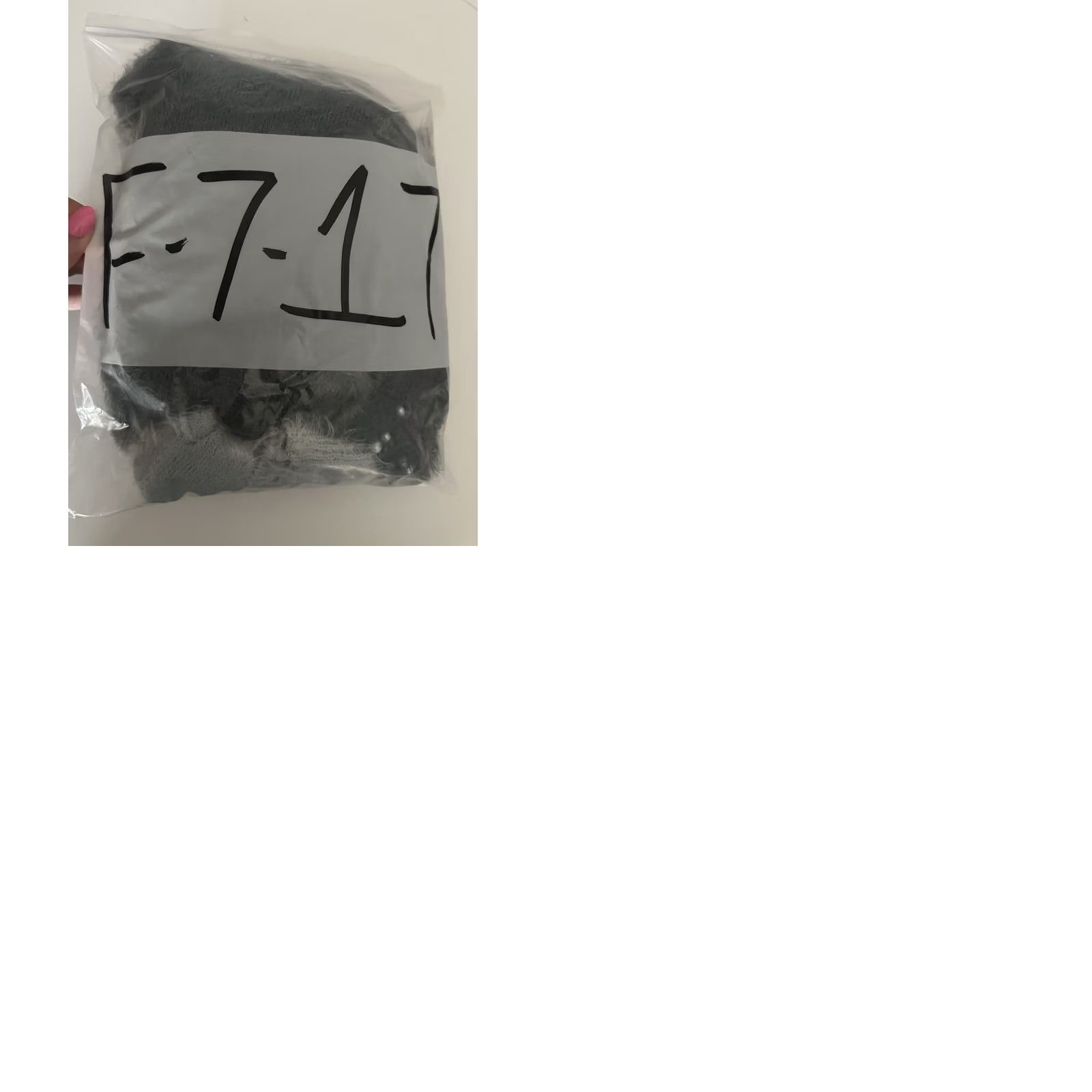 Venus Venus Sweater Shirt Womens Large Gray Ombre Fuzzy Long Sleeve Pearl Trim Knit Classic Bohemian - Note: This line contains extra text not allowed. Size L / US 10 / IT 46 - 9 Thumbnail