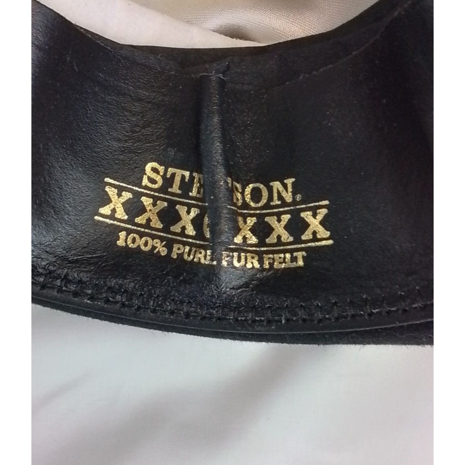 Stetson Stetson Wide Brim Hat 6 3/4 Black Felt Cowboy Hat Western Size ONE SIZE - 10 Thumbnail