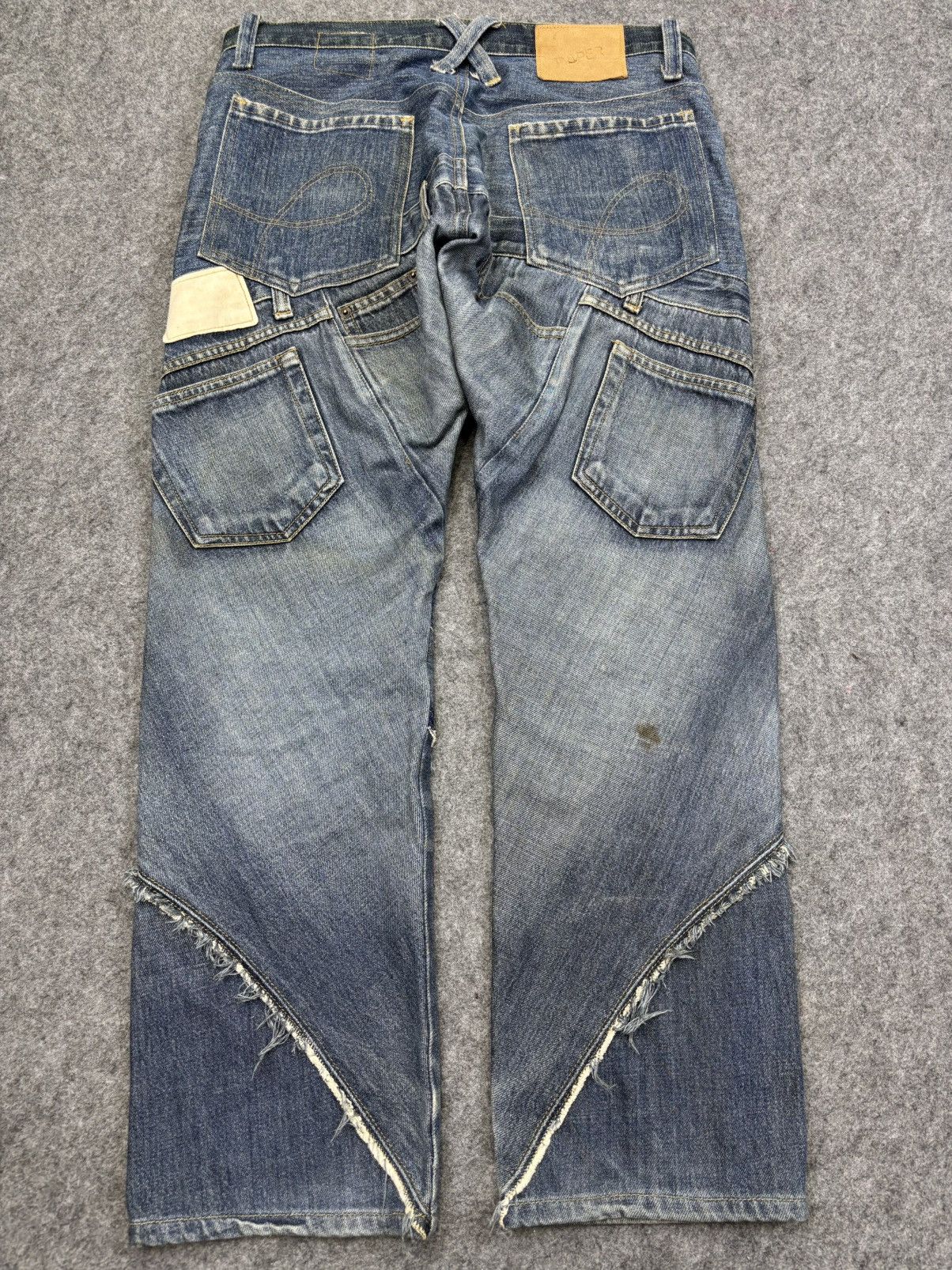 20471120 Archival AW2000 20471120 PAPER RECYCLED DENIM F773 Size US 32 / EU 48 - 23 Thumbnail