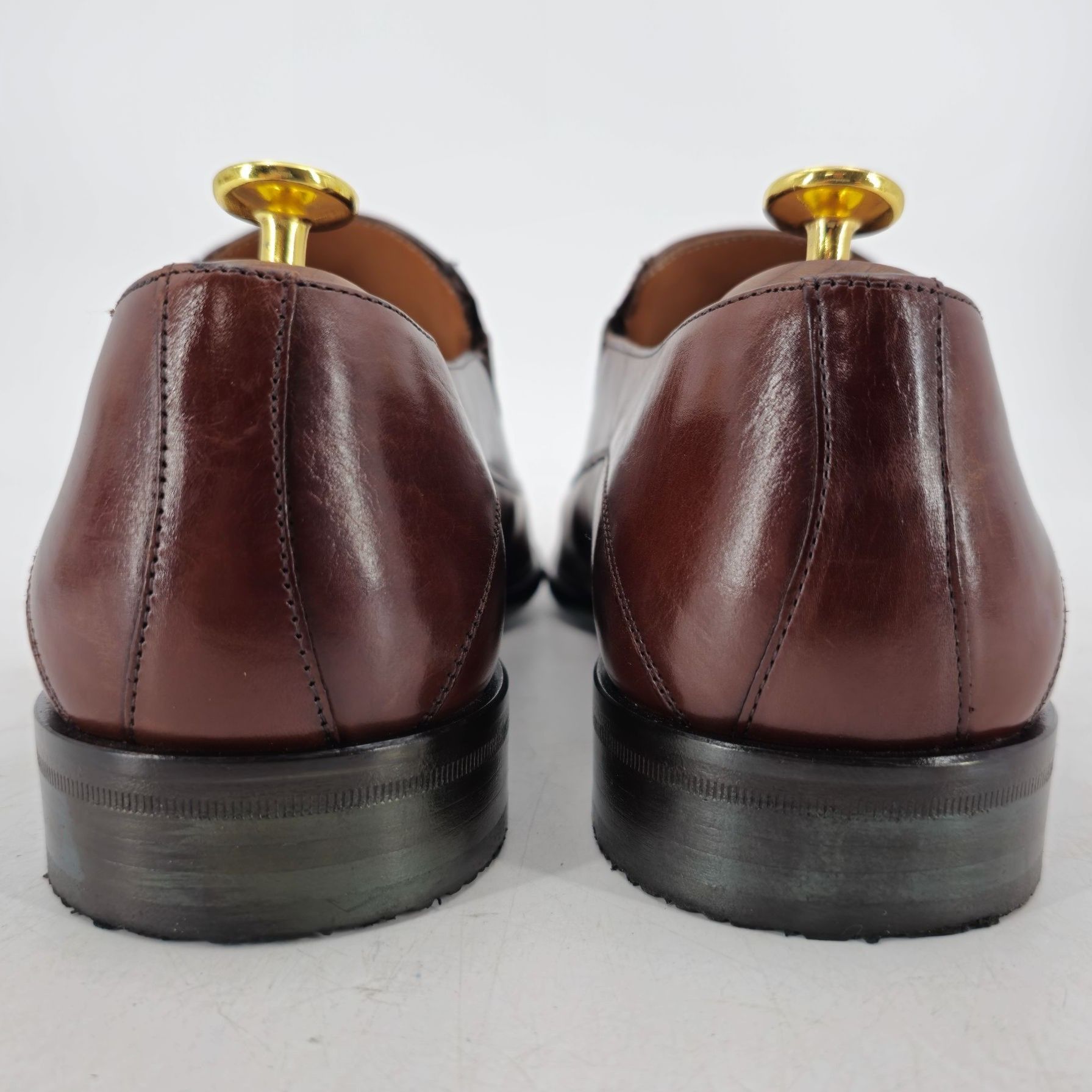 Mezlan Mezlan Spain Men size 9 Burnished Brown Calf Leather Dress S Size US 9 / EU 42 - 6 Thumbnail
