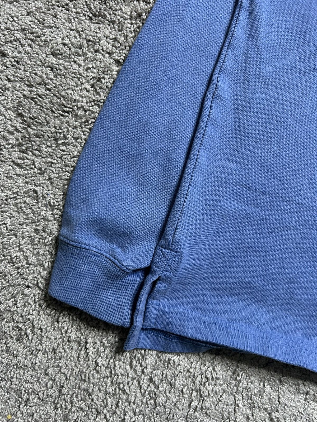 Lands' End Vintage 90s Lands End Rugby Long Sleeve Blue Blank Contrast Size US M / EU 48-50 / 2 - 3 Thumbnail