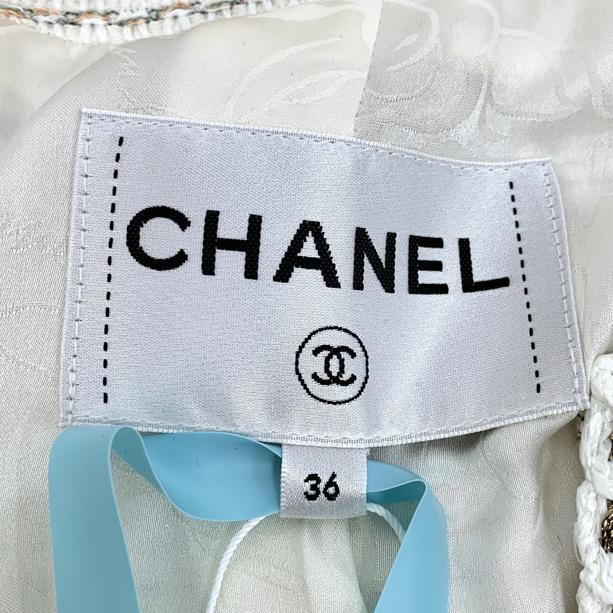 Chanel Chanel Greek Collection Beige Gold Tweed Woven Jacket Size XS / US 0-2 / IT 36-38 - 5 Thumbnail