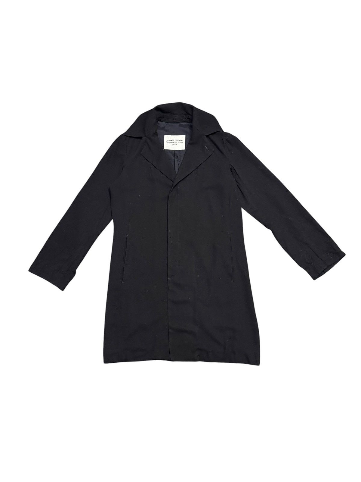 Zucca Zucca Rayon Trench Coat By Issey Miyake Size US M / EU 48-50 / 2 - 1 Thumbnail
