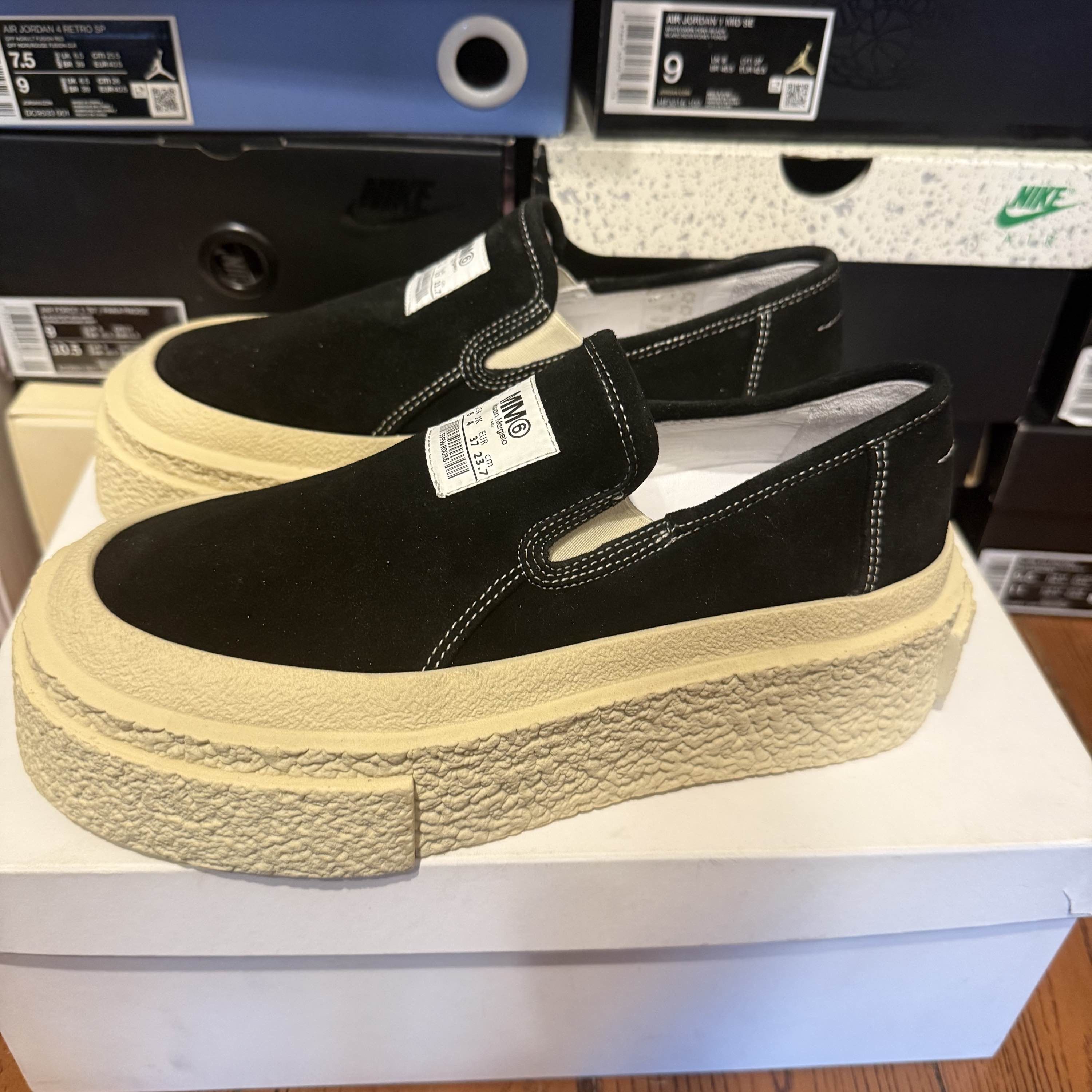 MM6 MM6 Maison Margiela Platform Slip-On Sneakers Size 37 Size US 7 / IT 37 - 1 Thumbnail