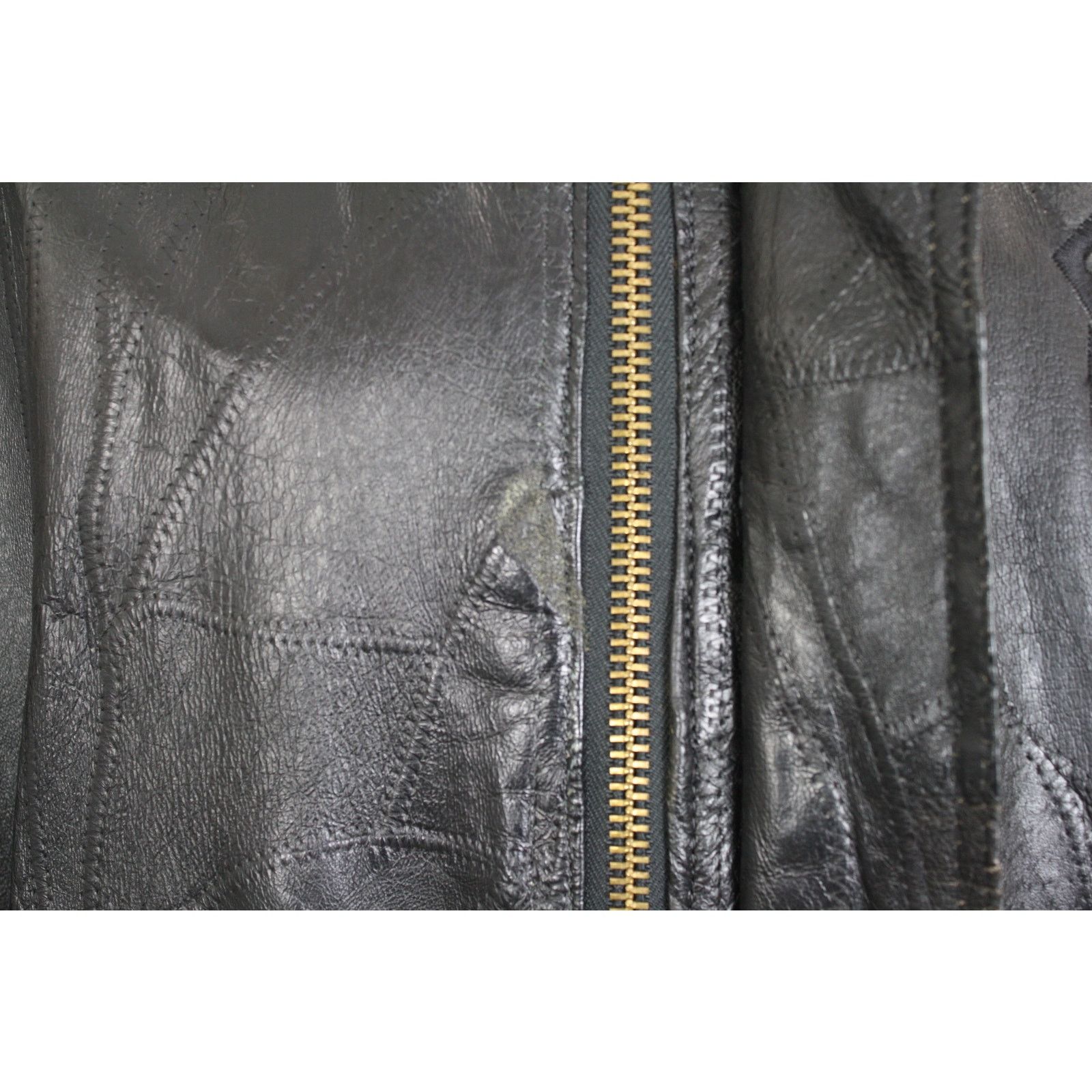 Vintage Vintage 80s Caesars Palace Genuine Leather Patchwork Jacket Size US XL / EU 56 / 4 - 8 Thumbnail