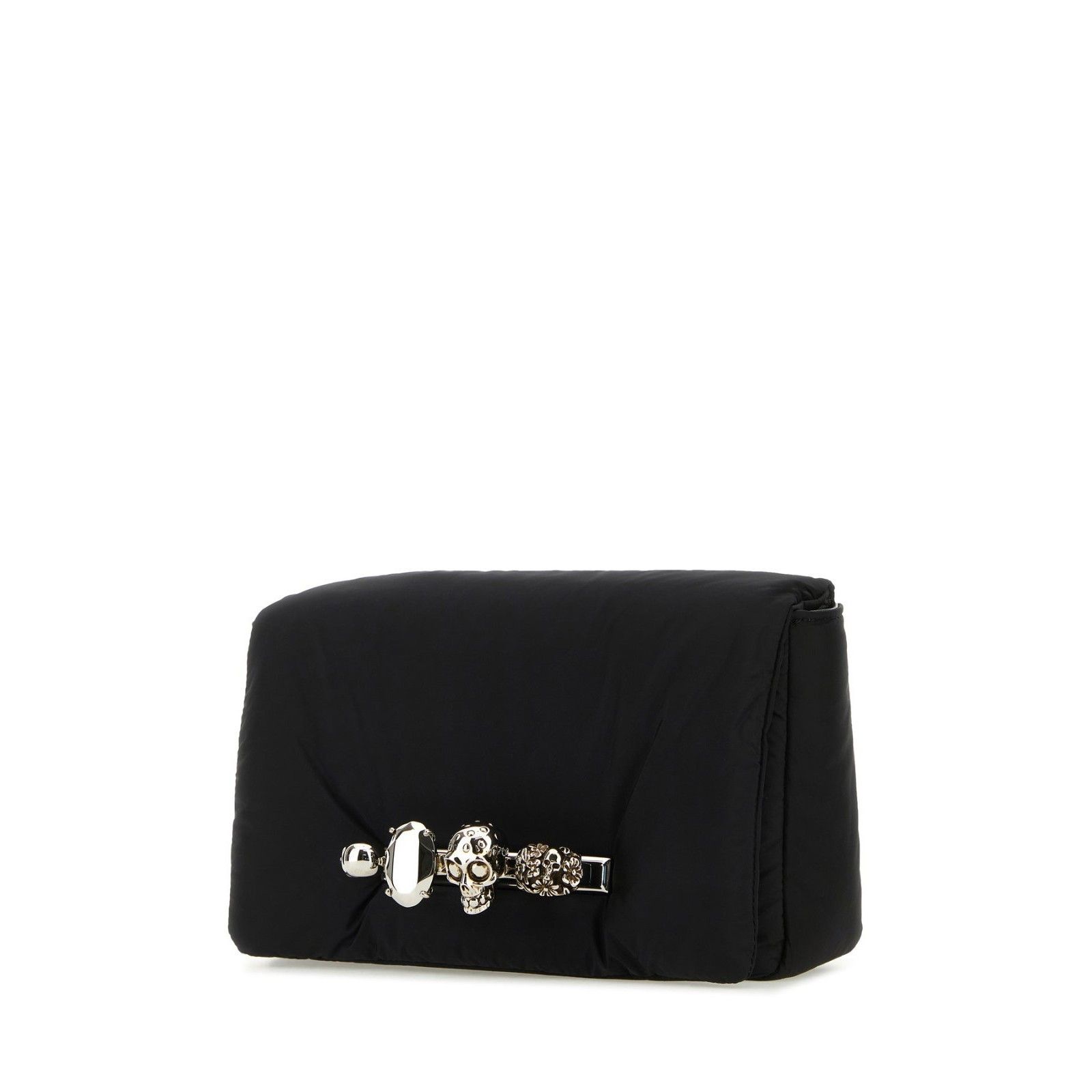 Alexander McQueen ALEXANDER MCQUEEN The Puffy Knuckle Ring Black Nylon Shoulde Size ONE SIZE - 2 Thumbnail