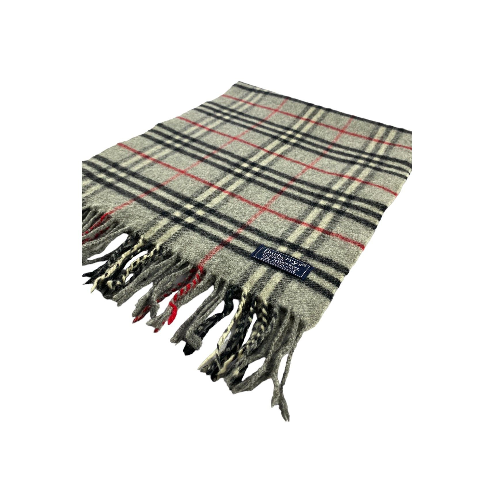 Burberry × Vintage Burberry Scarf / Muffler / Neckwear - WW958 Size ONE SIZE - 4 Thumbnail