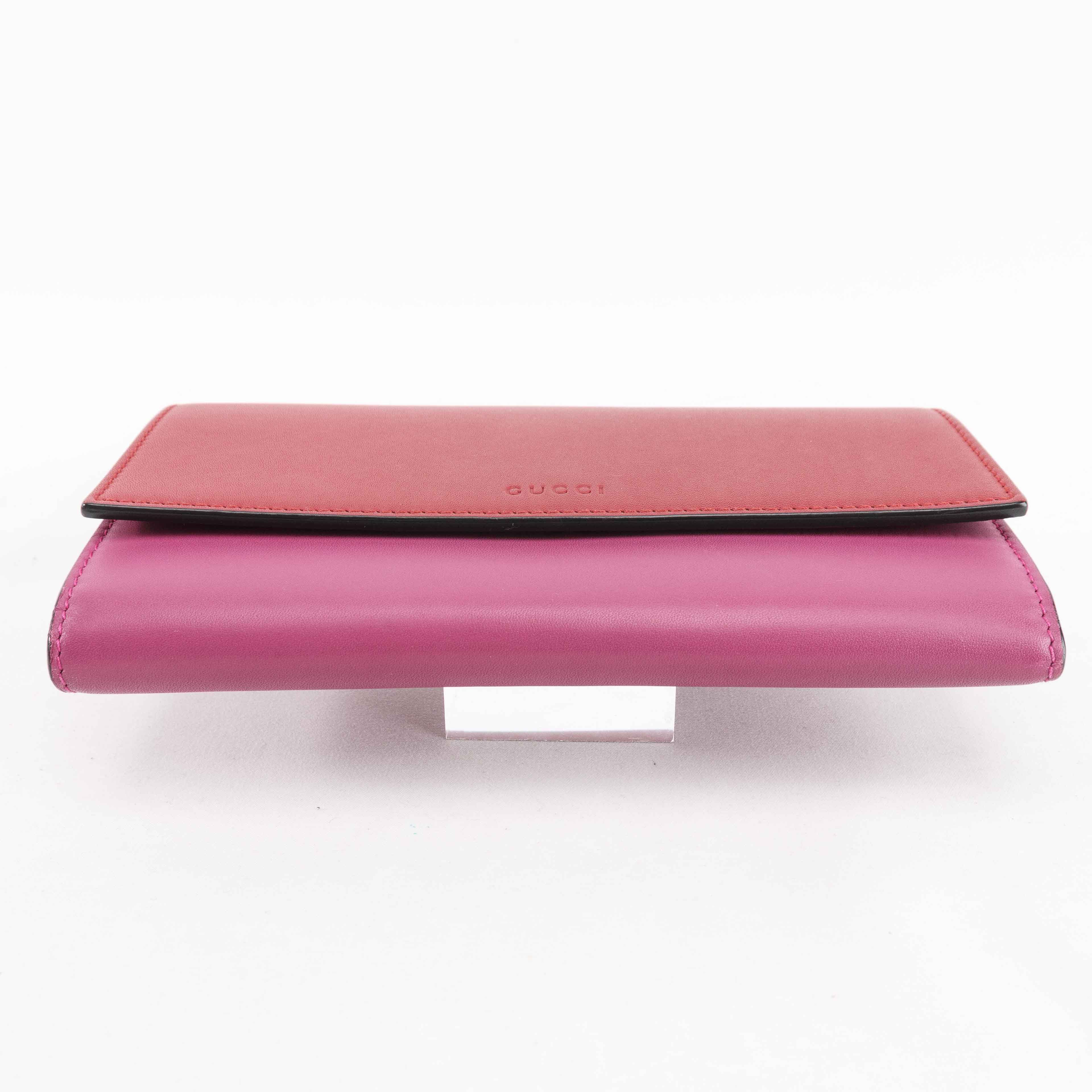 Gucci Gucci Bicolor Leather Continental Wallet Size ONE SIZE - 10 Thumbnail