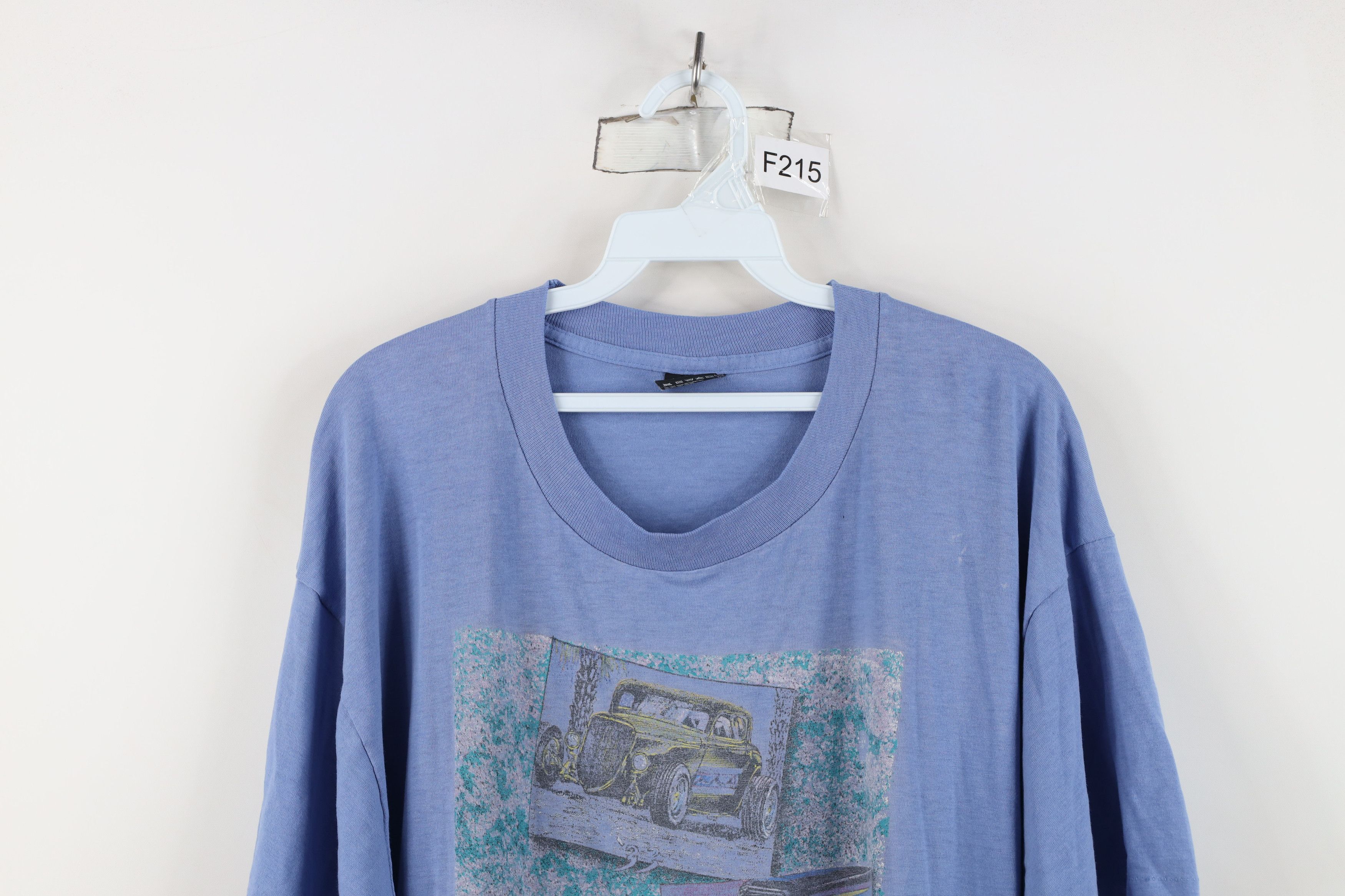 Vintage Vintage 90s Streetwear Car Racing Short Sleeve T-Shirt USA Size US XL / EU 56 / 4 - 2 Thumbnail