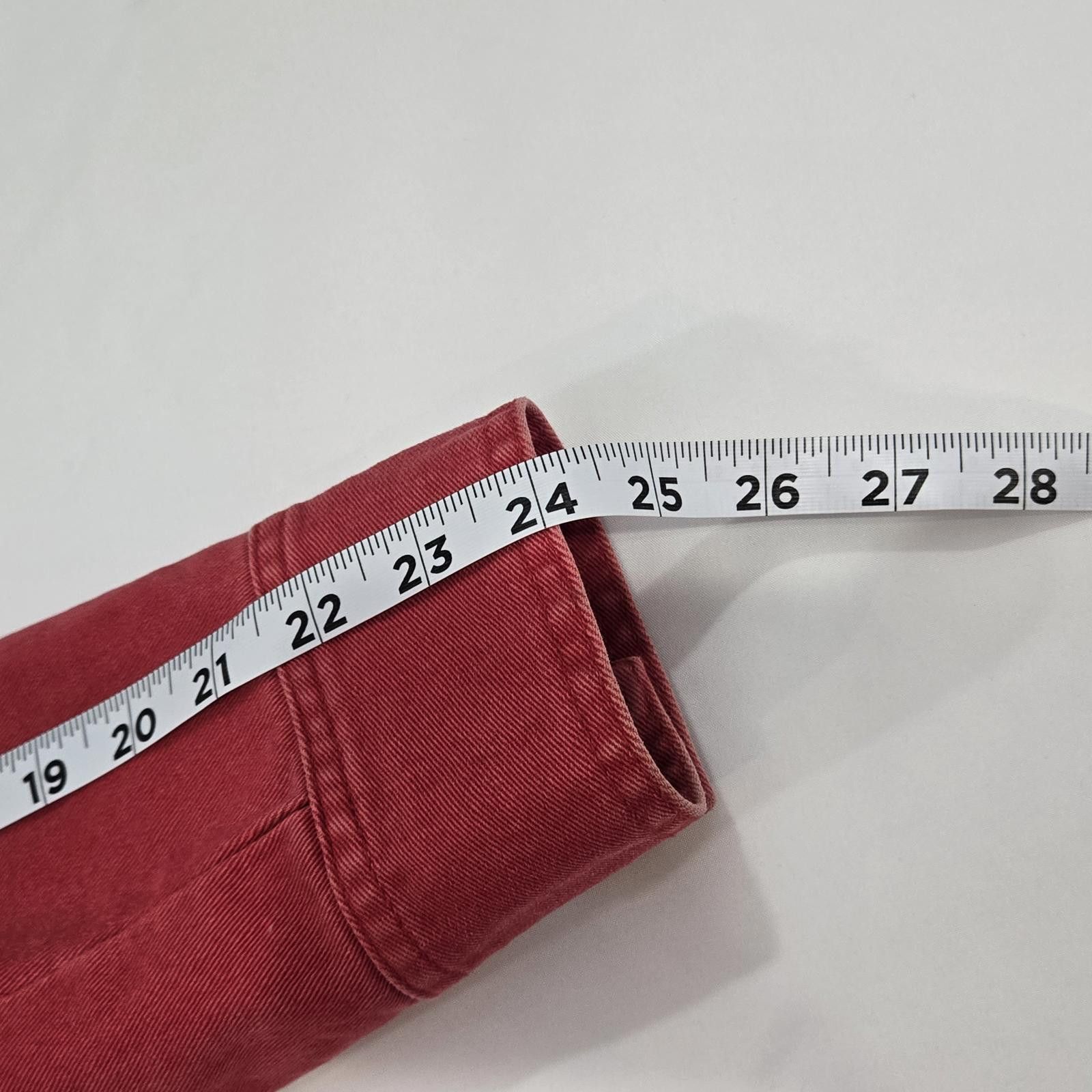 Polo Ralph Lauren Ralph Lauren Denim Jacket Red Vintage Size L Womens Size L / US 10 / IT 46 - 7 Thumbnail