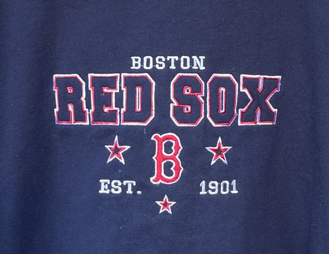 Vintage vintage Y2k dynasty MLB boston red soxs embroidered crewneck Size US XXL / EU 58 / 5 - 4 Thumbnail