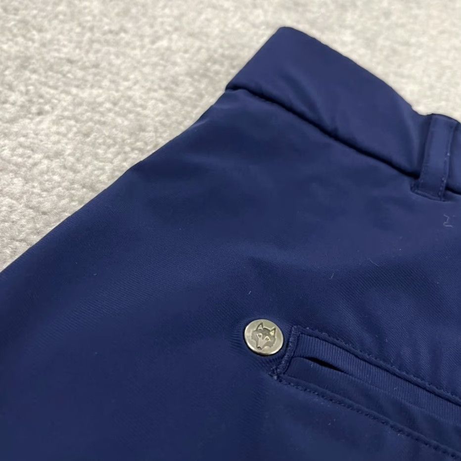 Vintage Greyson Shorts 38 10" Blue Performance Golf Chino Preppy Casual Montauk Mens Size US 38 / EU 54 - 3 Thumbnail