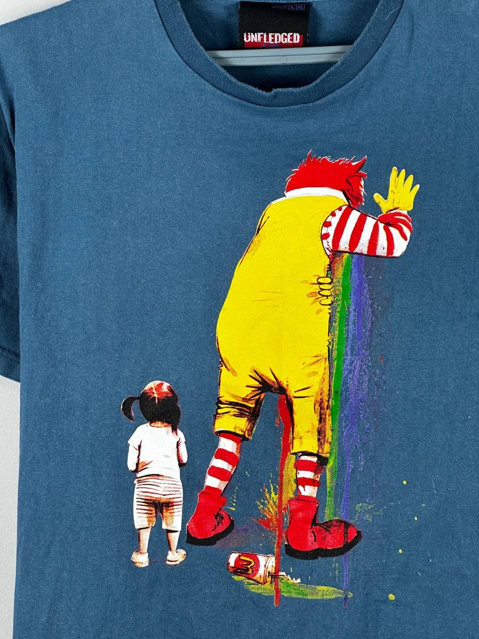 Vintage Unfledged Vintage McDonalds Printed Funny T-Shirt Size US L / EU 52-54 / 3 - 4 Thumbnail