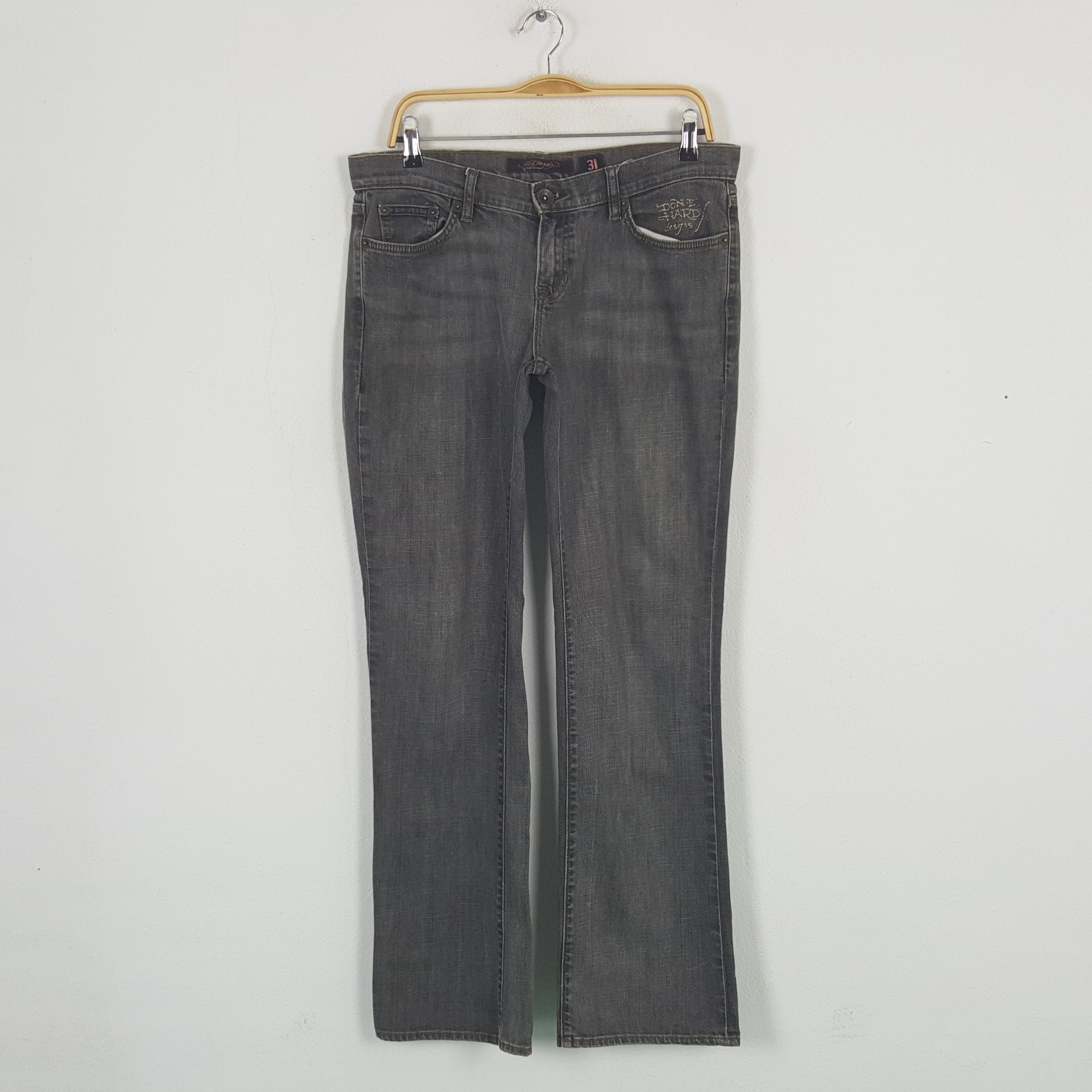Christian Audigier × Ed Hardy × Vintage Vintage Ed Hardy by Christian Audiger Denim Jeans C280N22 Size US 34 / EU 50 - 4 Thumbnail