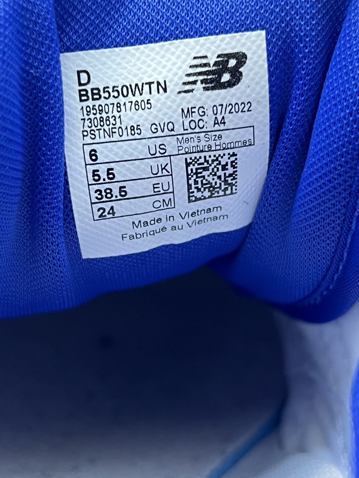 New Balance New Balance 550 Lakers Pack Blue Size 6 Men’s/ 7.5 Women’s Size US 6 / EU 39 - 8 Thumbnail