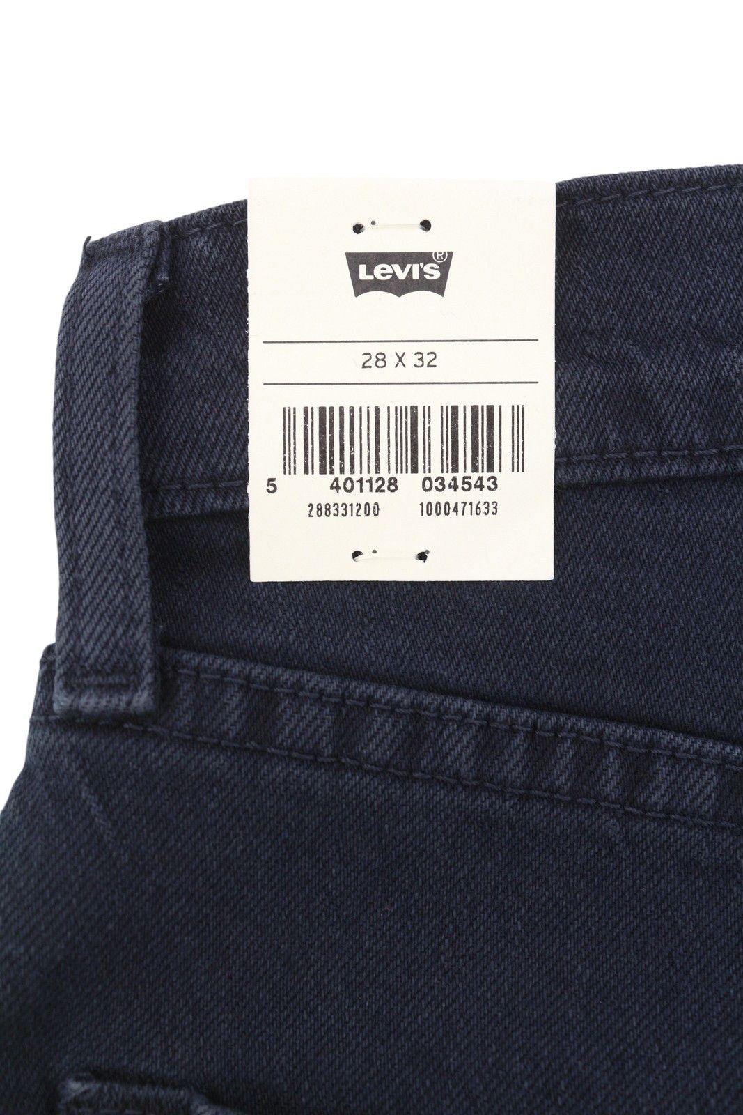 Levi's 512 W28/L32 Dark Blue Slim Taper Big E Zip Jeans 87076 Size US 28 / EU 44 - 7 Thumbnail