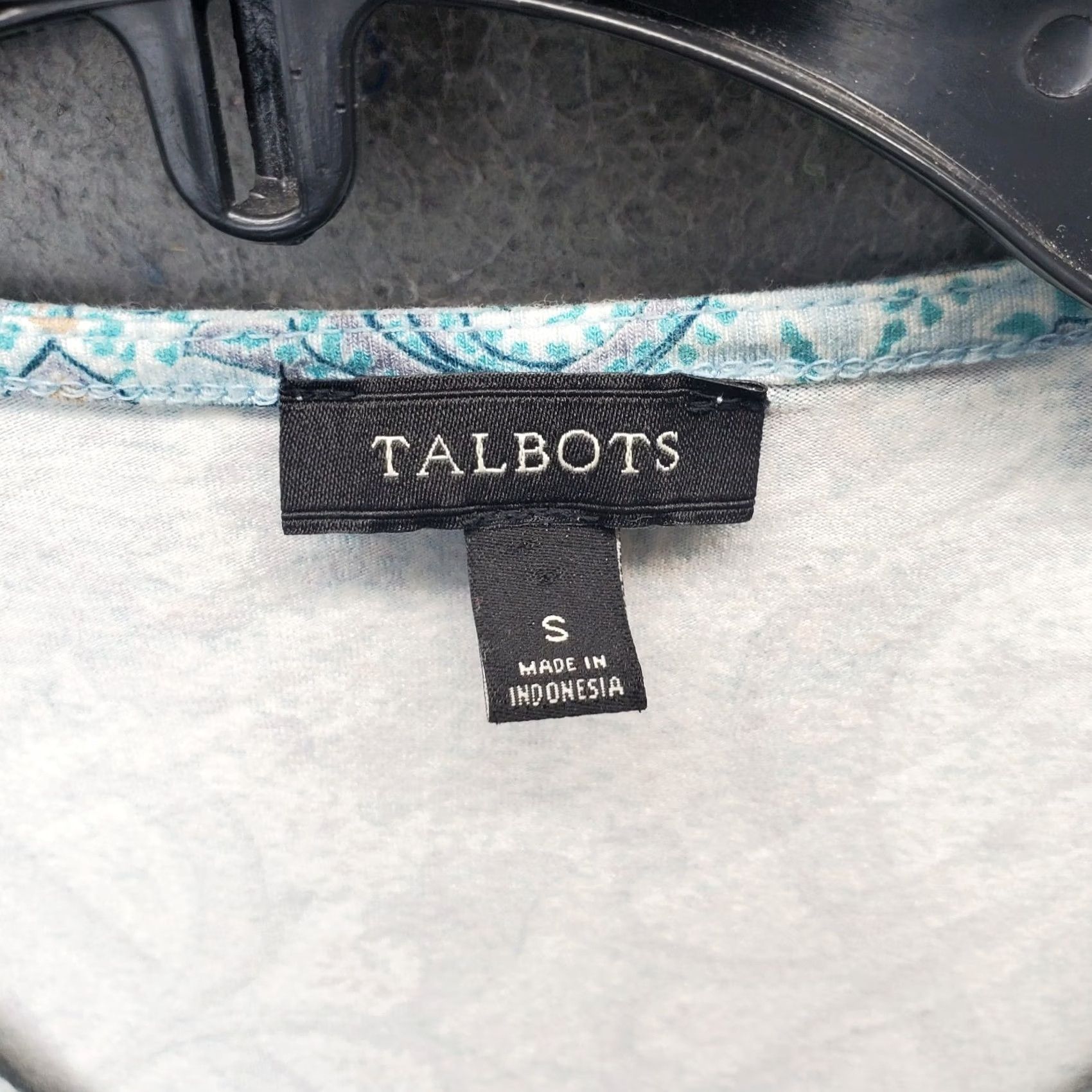 Talbots Talbots Crossover Top Womens Size S multicolor Paisley Stretch V-Neck Size S / US 4 / IT 40 - 5 Thumbnail