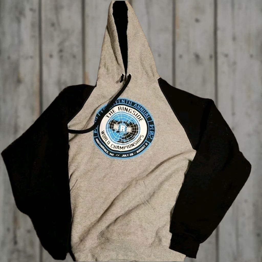 Vintage VINTAGE Ringside Boxing Hoodie Men XL Black 2014 National Silver Gloves Pullover Size US XL / EU 56 / 4 - 1 Thumbnail