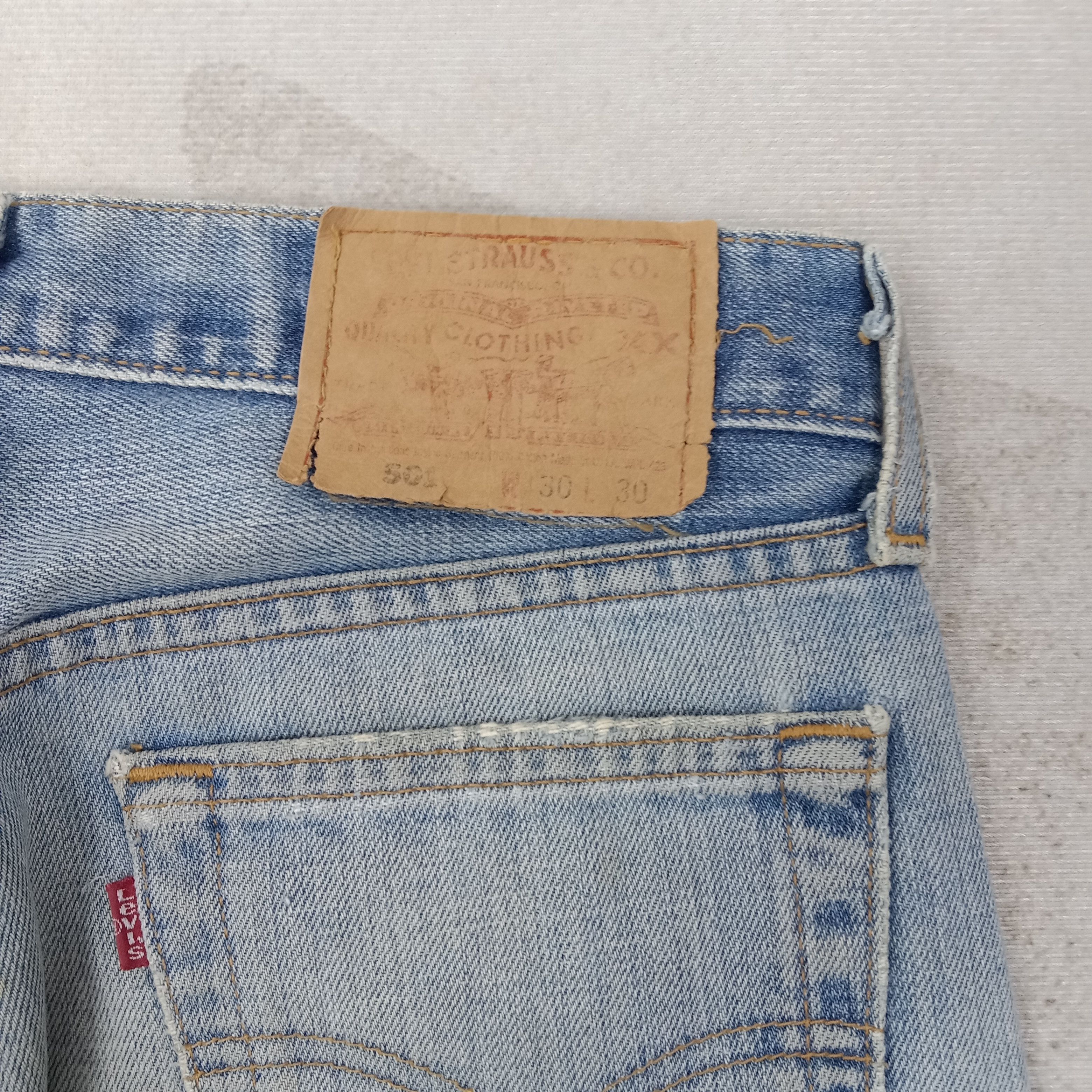 Levi's Levi's 501 American Distressed Style Denim Jeans C228N35 Size US 28 / EU 44 - 8 Thumbnail