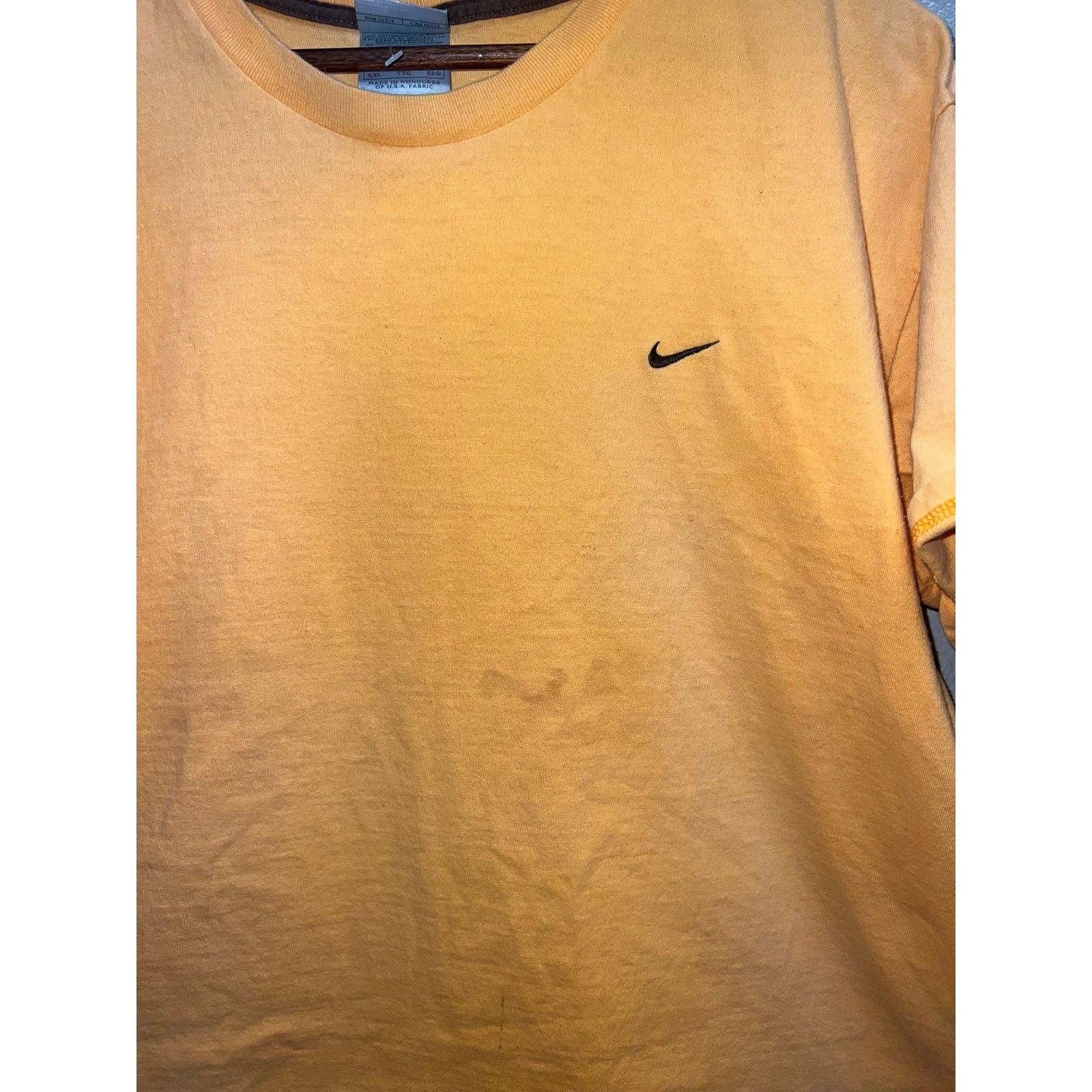 Nike Y2K Nike Peach Shirt Swoosh Embroidery Essential XL Size US XL / EU 56 / 4 - 2 Thumbnail