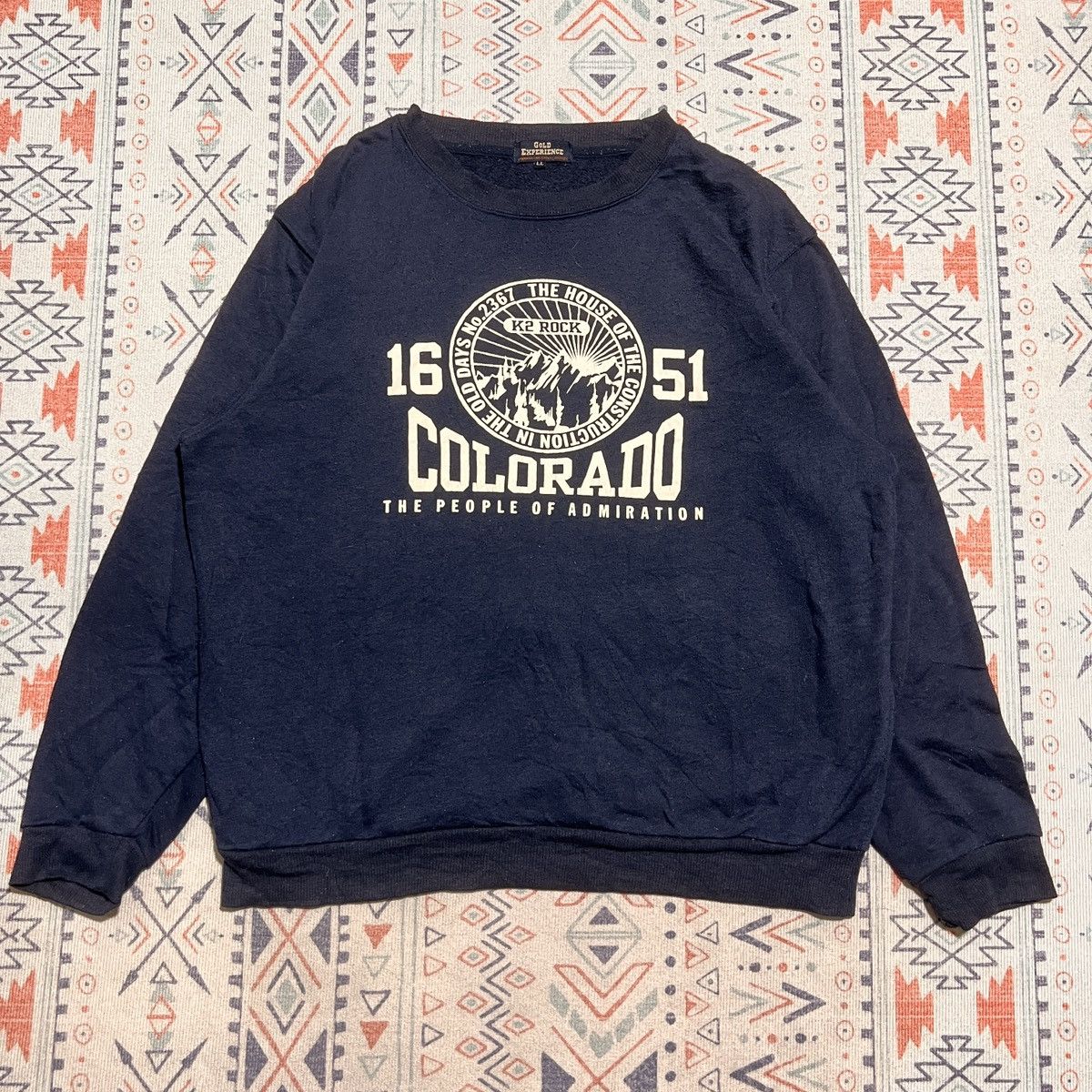 Japanese Brand GOLD EXPERIENCE sweatshirt Outdoor Design Size US L / EU 52-54 / 3 - 1 Thumbnail