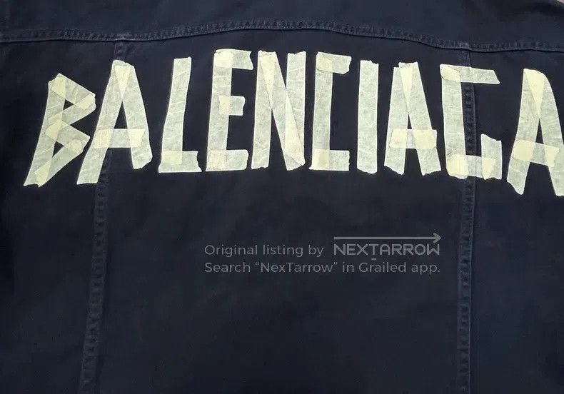 Balenciaga Balenciaga Tape Duct Tape Series Letter Logo Printed Singl Size US M / EU 48-50 / 2 - 5 Thumbnail