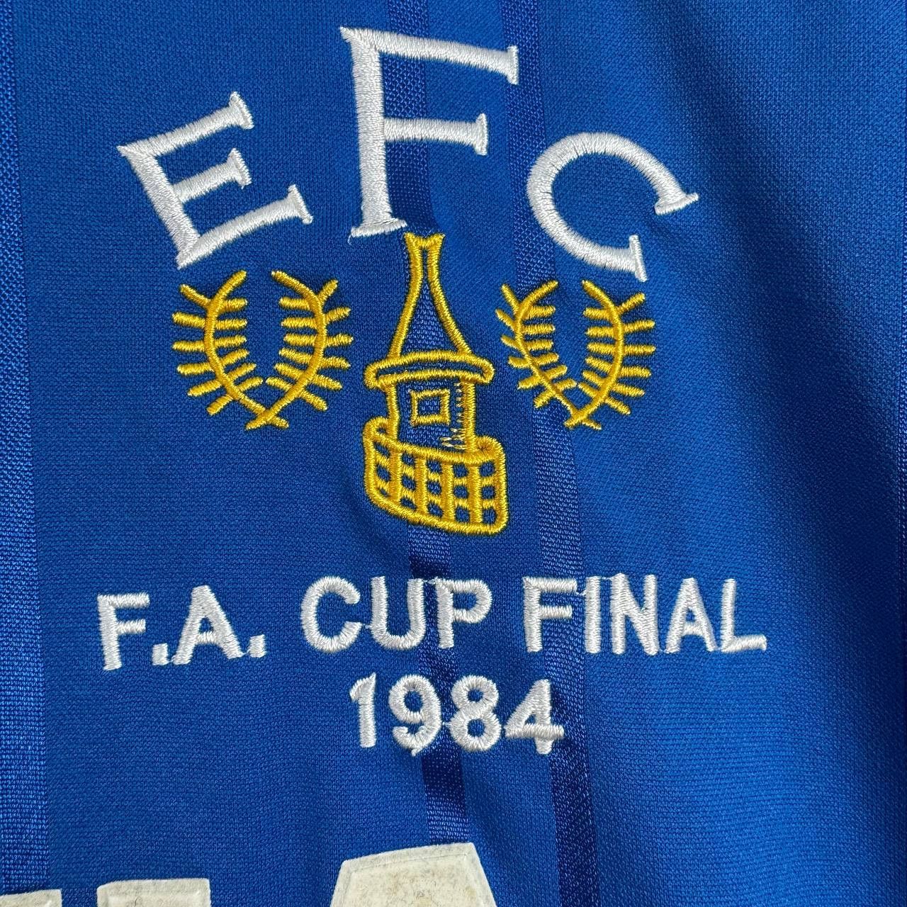 Other Everton 1984 FA Cup Final Shirt Hafnia Blue Mens Size M Size US M / EU 48-50 / 2 - 3 Thumbnail