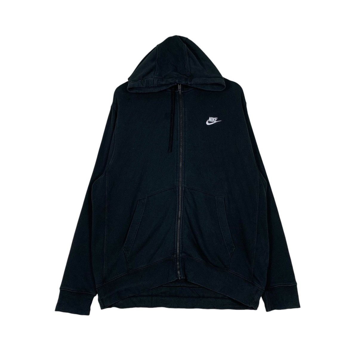 Nike NIKE Embroidery Small Swoosh Logo Zipper Hoodies #1198-C55 Size US XL / EU 56 / 4 - 1 Thumbnail