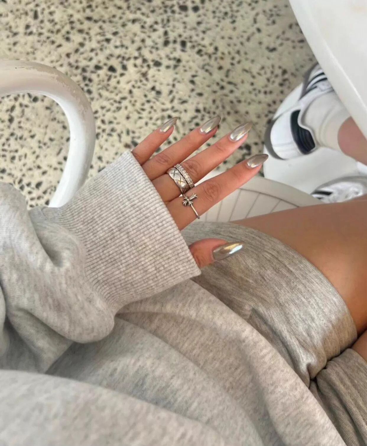 Chrome Hearts Chrome Hearts Bubblegum Cross 925 Silver Ring US8 Size ONE SIZE - 2 Thumbnail