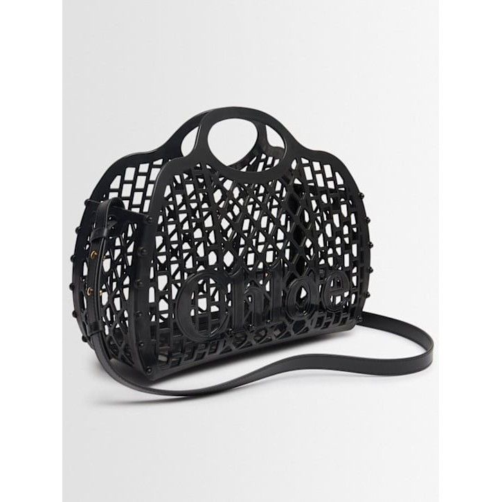 Chloe Chloe Cage Black Top Handle Bag New & Authentic Size ONE SIZE - 2 Thumbnail