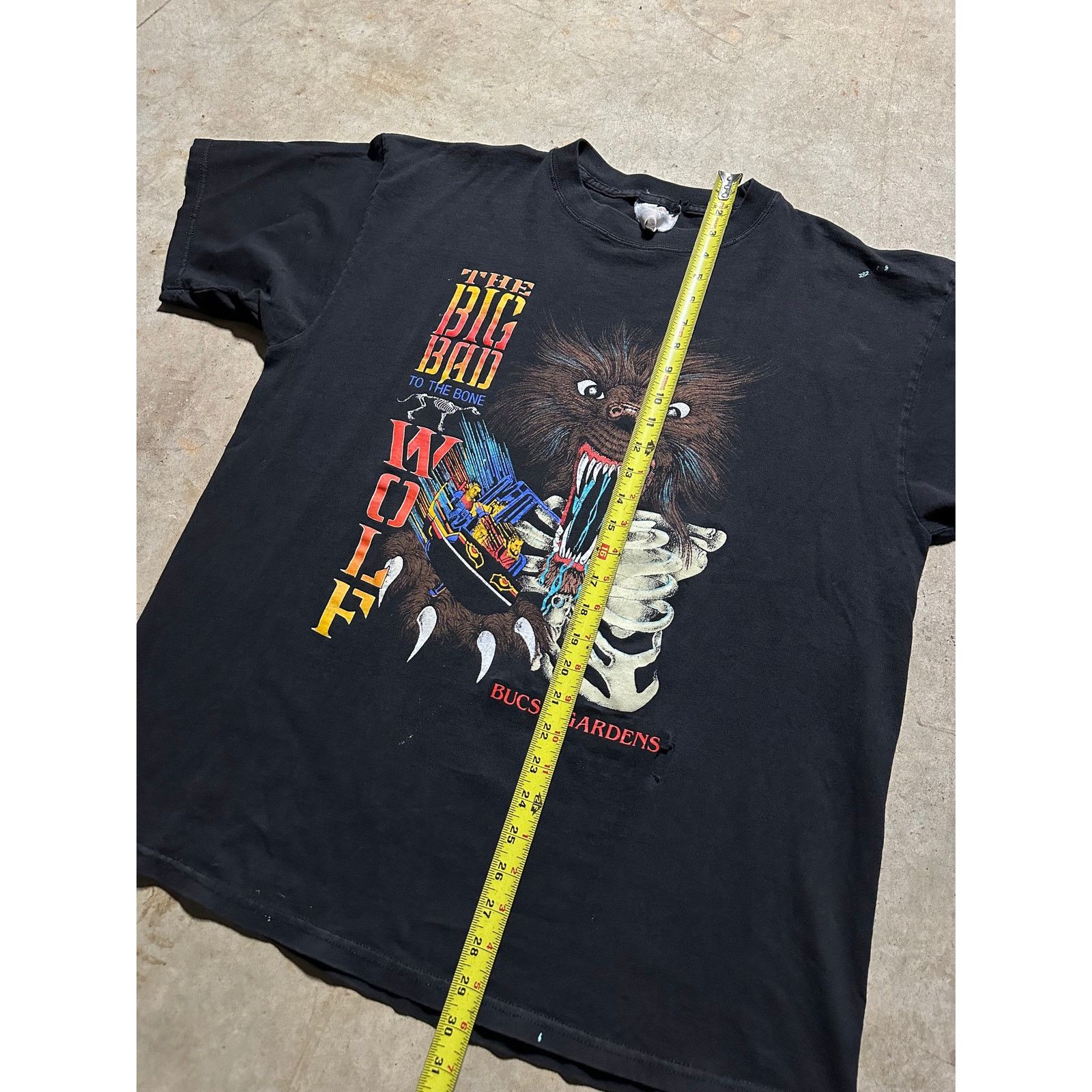 Vintage Vintage Busch Gardens Big Bad Wolf T Shirt XL Rollercoaster Size US XL / EU 56 / 4 - 7 Thumbnail