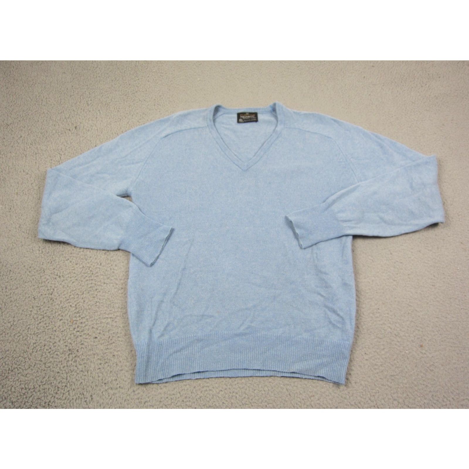 Vintage VINTAGE Puritan Sweater Mens L Blue Wool V-Neck Aquaknit 60s 70s Pullover Casual 90s City Classic Mens Size US L / EU 52-54 / 3 - 2 Thumbnail