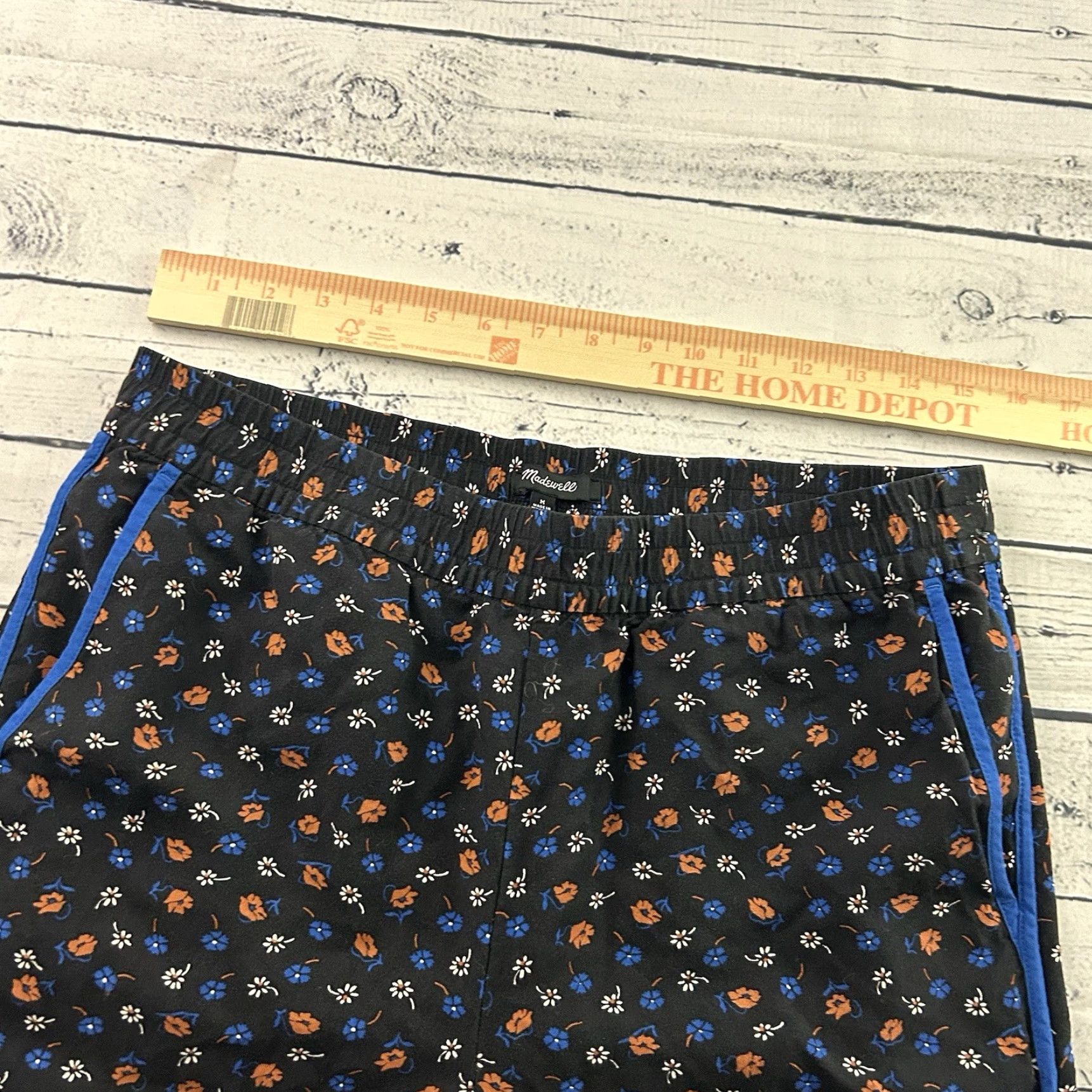 Madewell Madewell Black Medium Women's Prairie Posies Track Trousers Pants Size 32" / US 10 / IT 46 - 3 Thumbnail