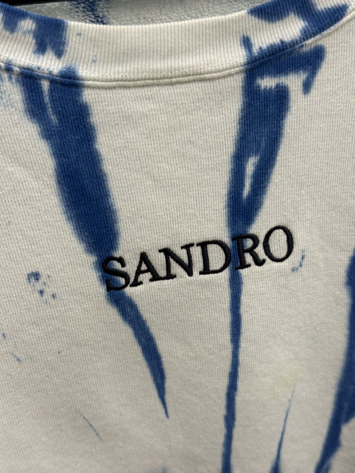Sandro Sandro Oversized Tie Dye Crewneck Sweatshirt Size S / US 4 / IT 40 - 4 Thumbnail
