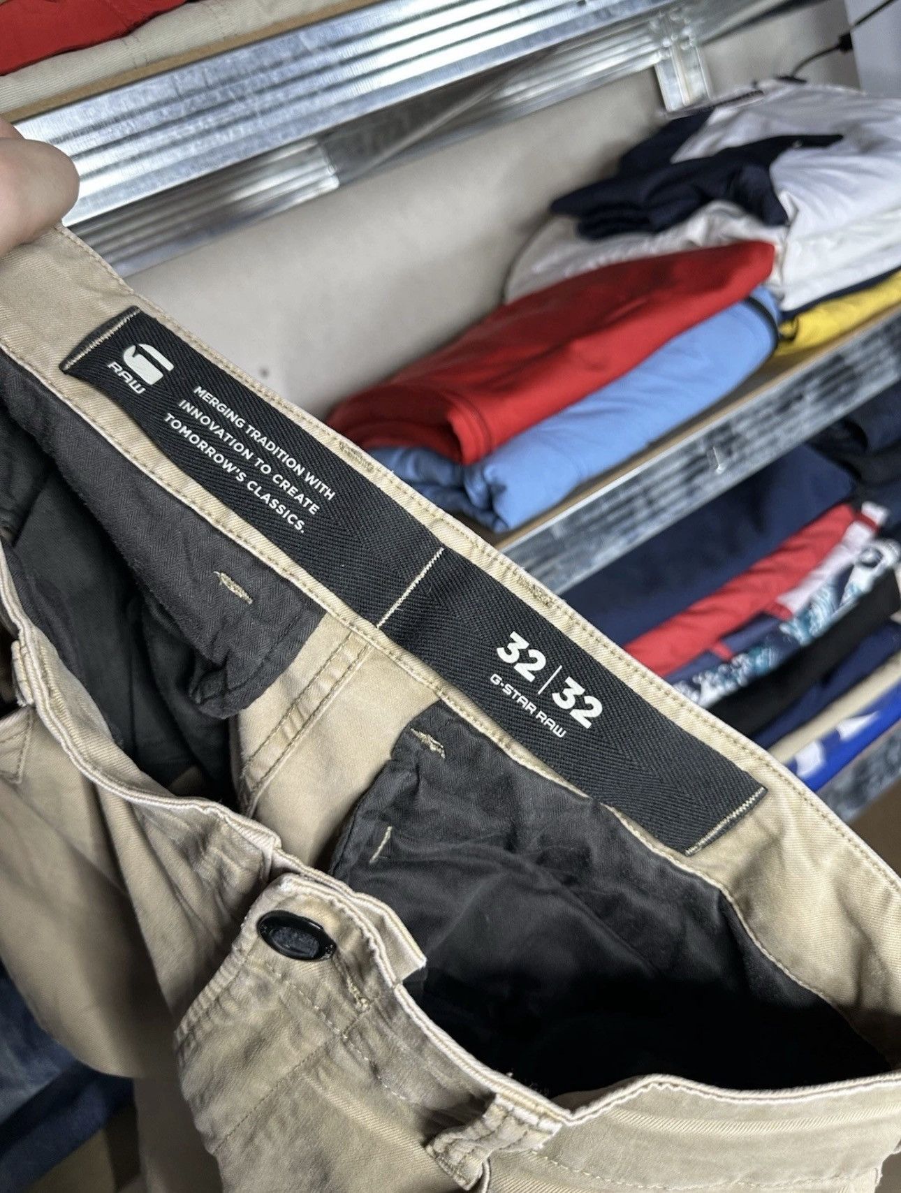 G-Star Rarest G-Star Raw 32 x 33 Cargo Y2k Punk Pants Size US 32 / EU 48 - 5 Thumbnail