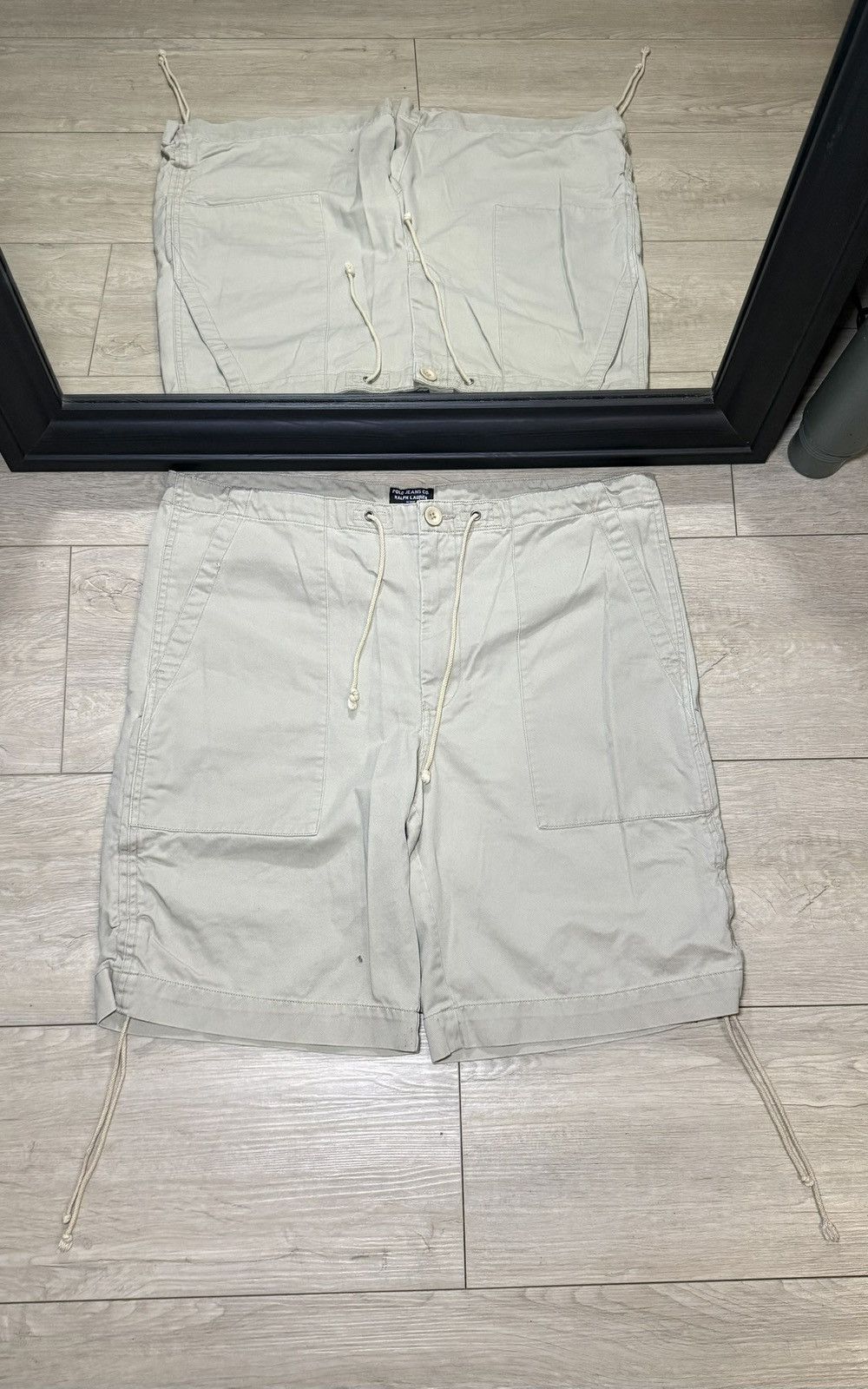 Polo Ralph Lauren Y2K 2000s Women’s Polo Ralph Lauren Cargo Short Size 36" / US 14 / IT 50 - 2 Thumbnail