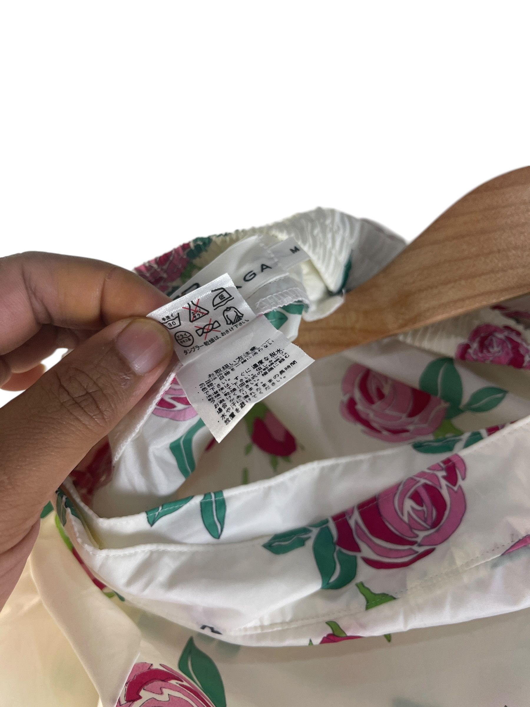 Balenciaga Vintage Balenciaga Sports Floral Wrap Skirt BB Logo Nylon Size 28" / US 6 / IT 42 - 13 Thumbnail
