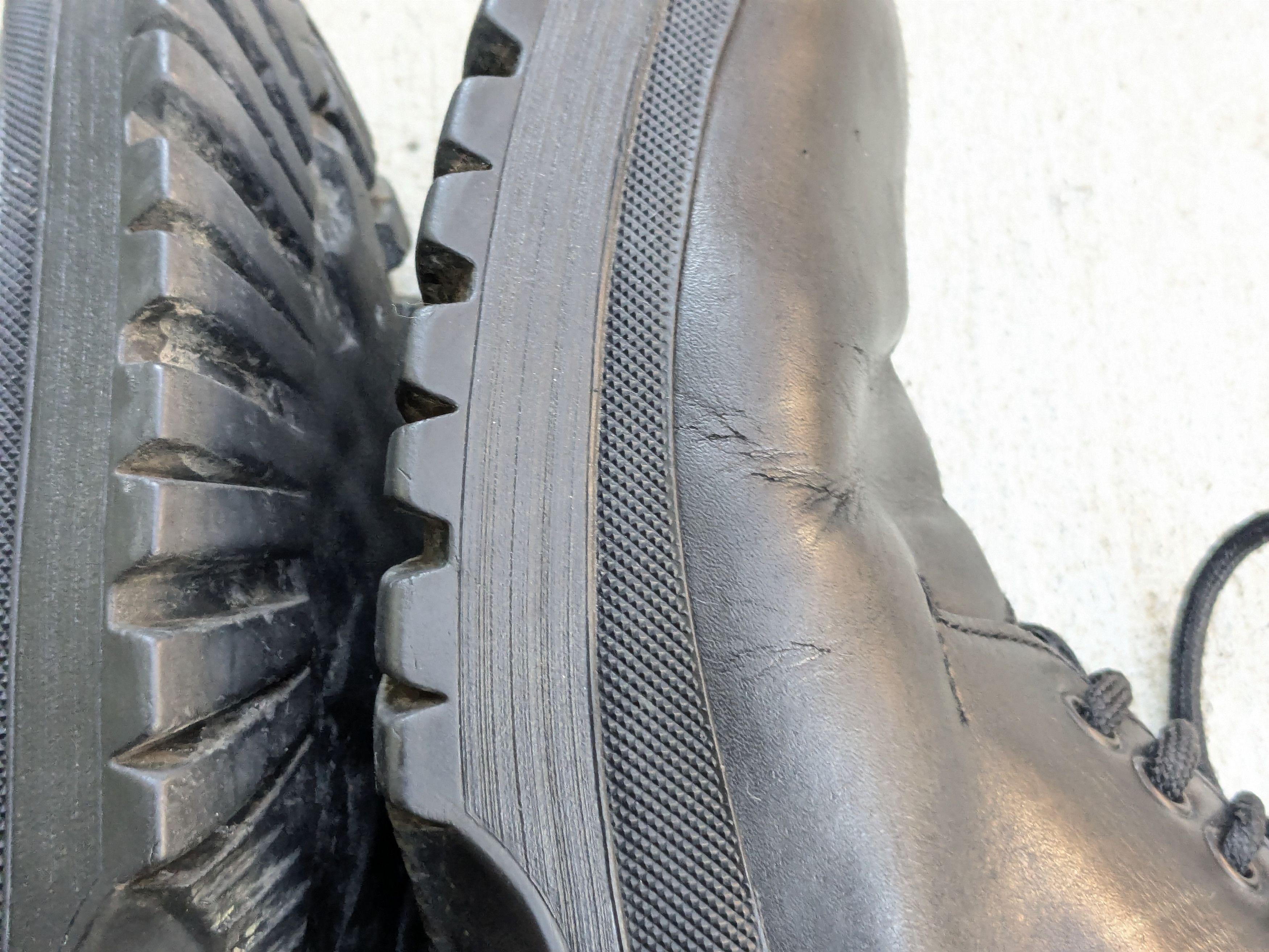 Prada Prada Shoes Black 10 Leather Rubber Chunky Lace Up Y2K Size US 10 / EU 43 - 9 Thumbnail