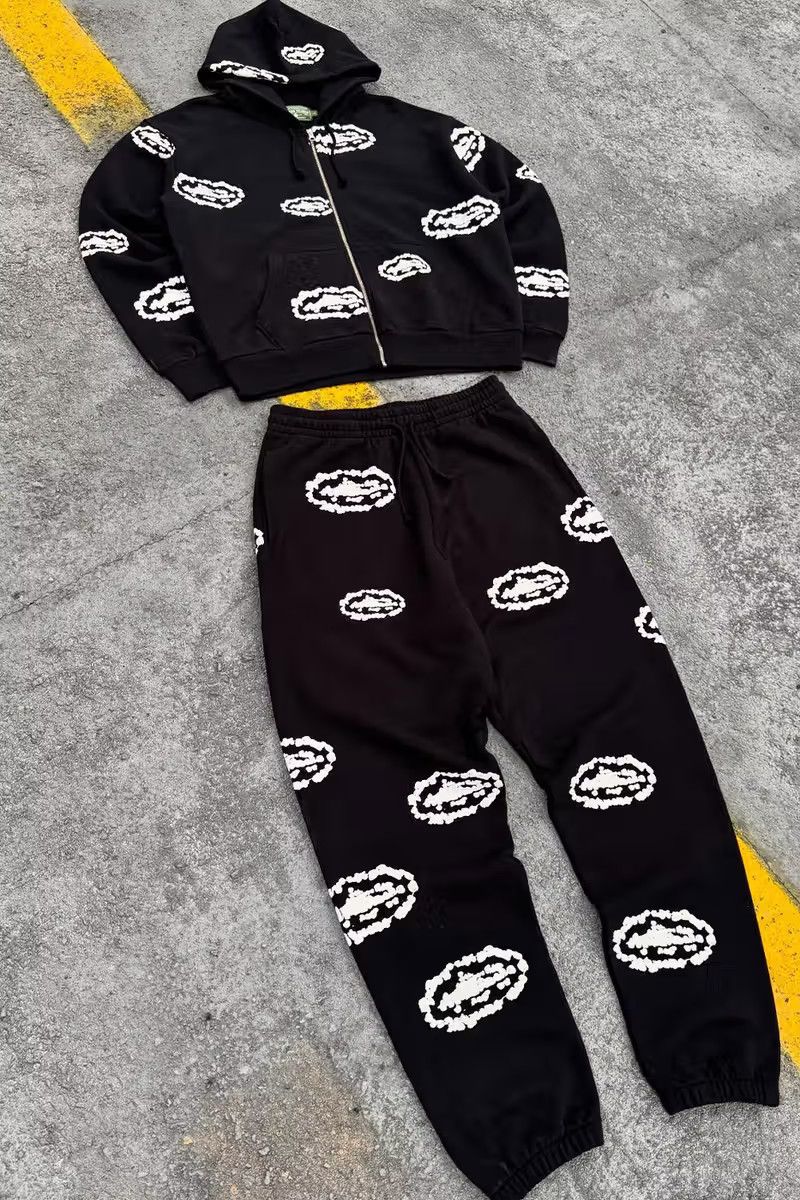 Corteiz Corteiz X Denim Tears Full Sweatsuit NYC Limited M Size US M / EU 48-50 / 2 - 2 Thumbnail